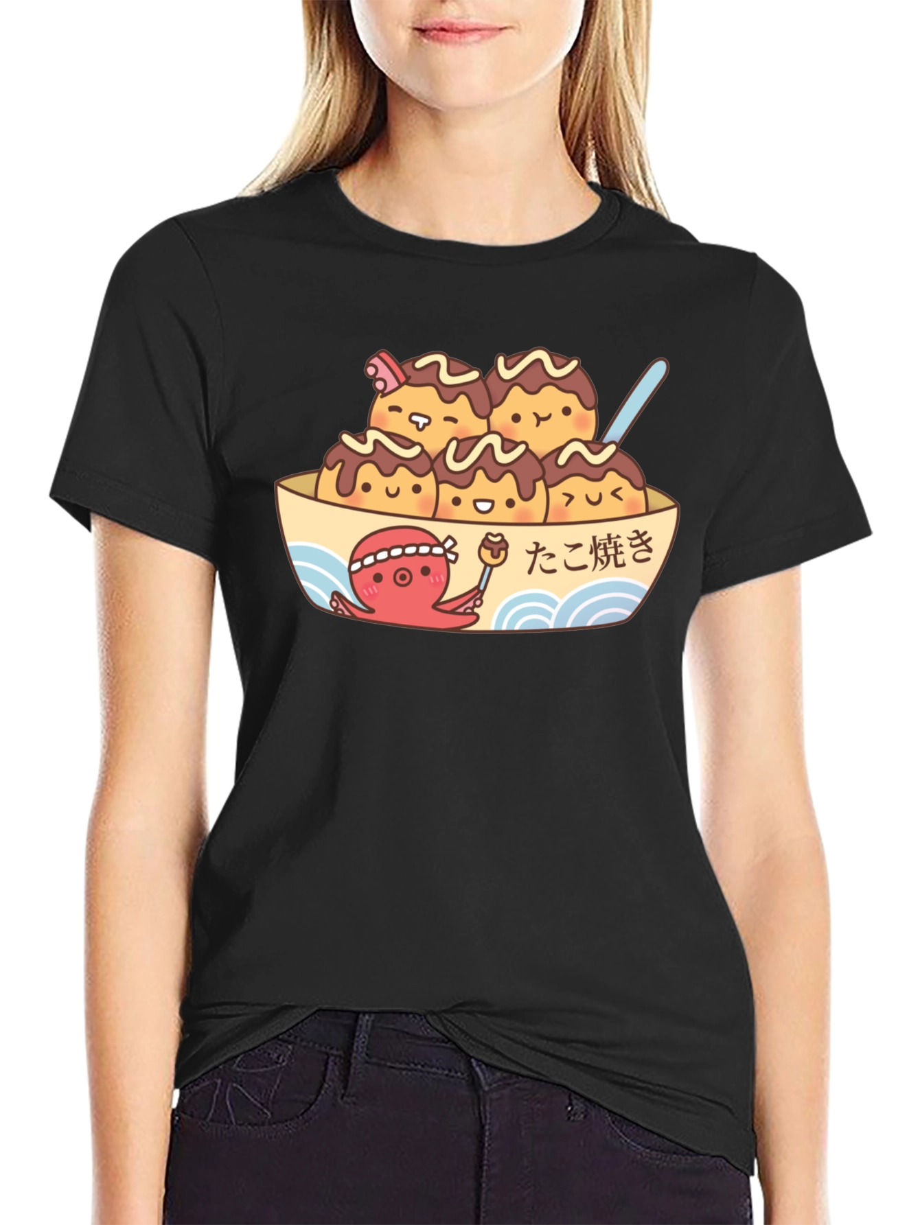 Cute Takoyaki T-Shirt - Japanese Foodie Apparel