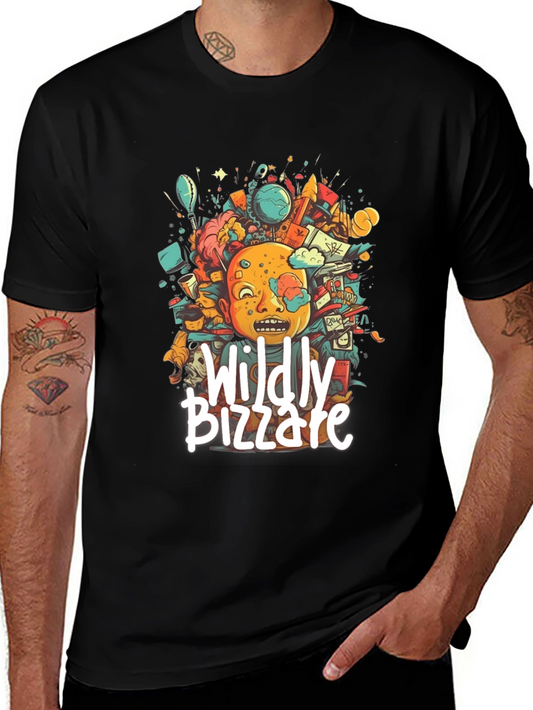 Wildly Bizzare Graphic Tee - Black Cotton T-Shirt