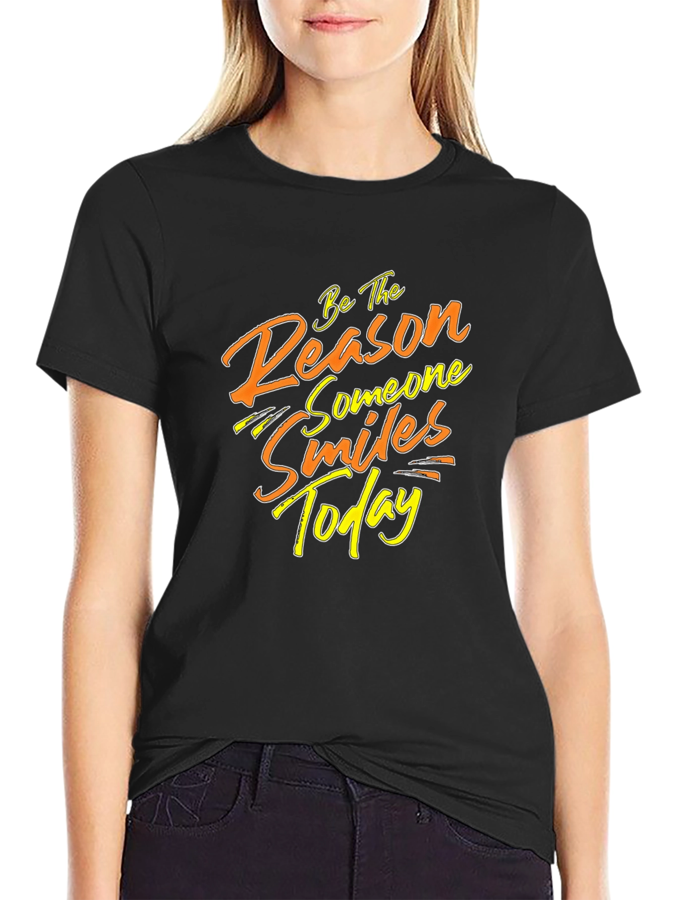 Reason to Smile Black T-Shirt