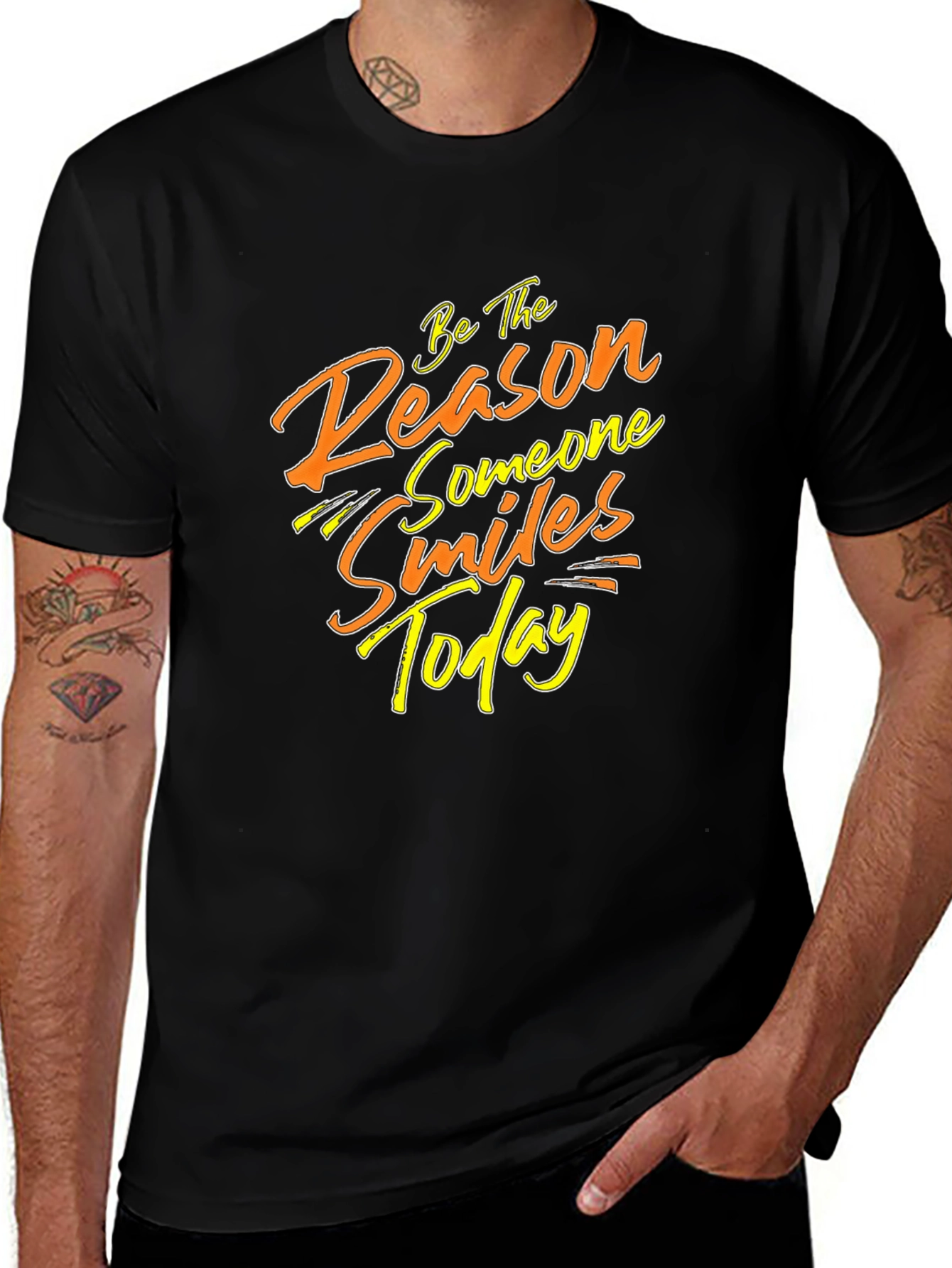 Reason to Smile Black T-Shirt