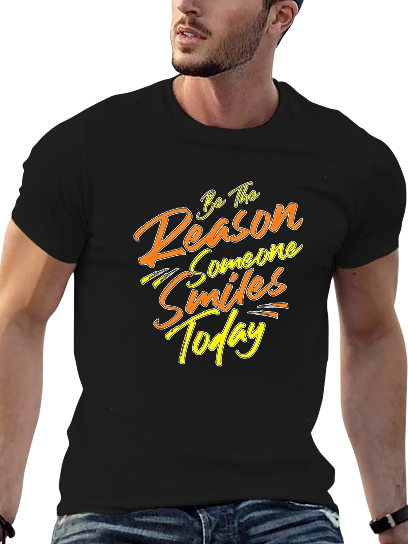 Reason to Smile Black T-Shirt