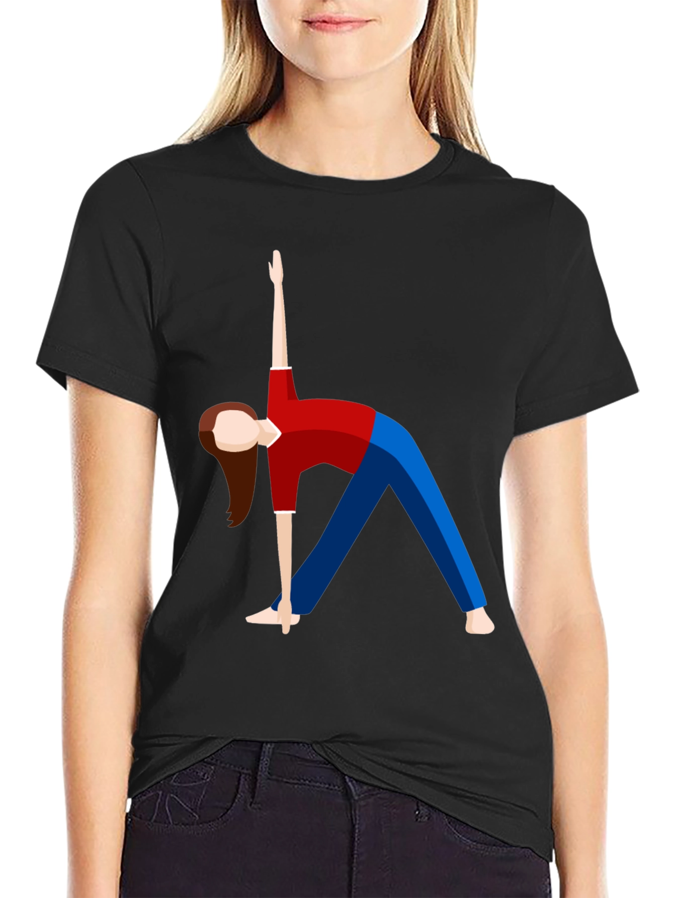 Yoga Pose Graphic T-Shirt
