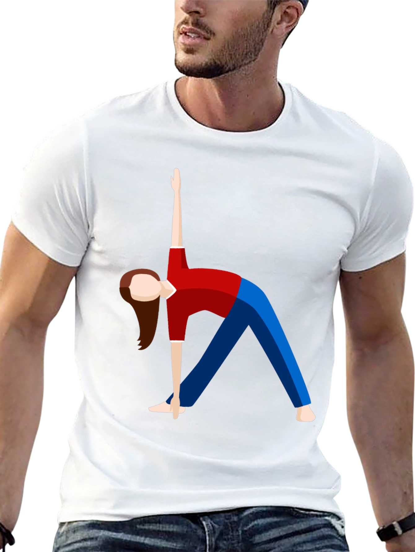 Yoga Pose Graphic T-Shirt