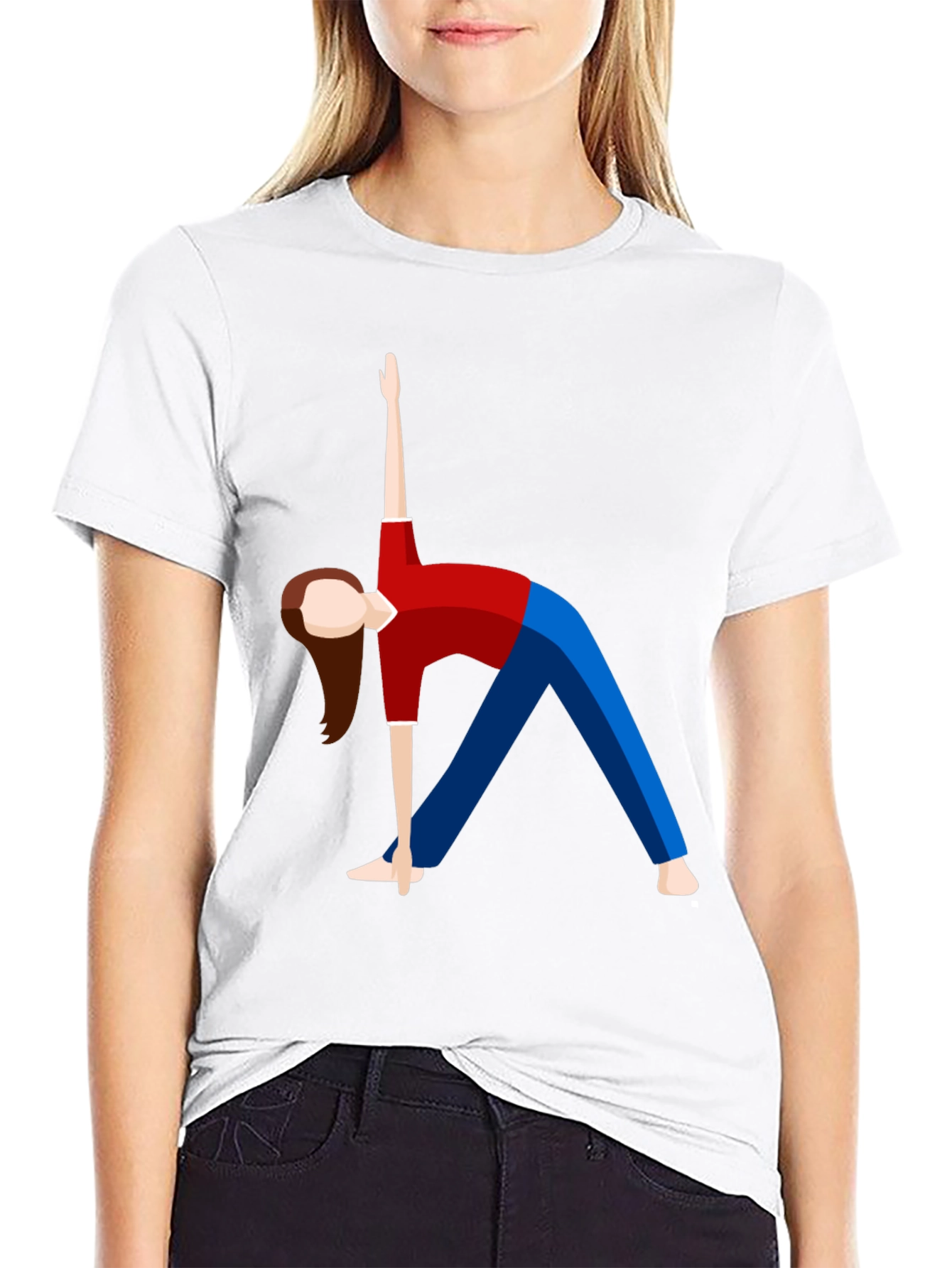 Yoga Pose Graphic T-Shirt