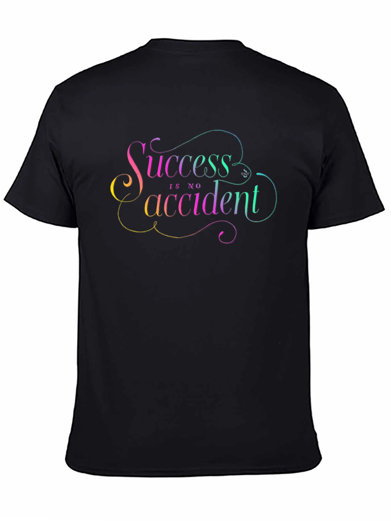 Success Is No Accident Graphic Tee - Black