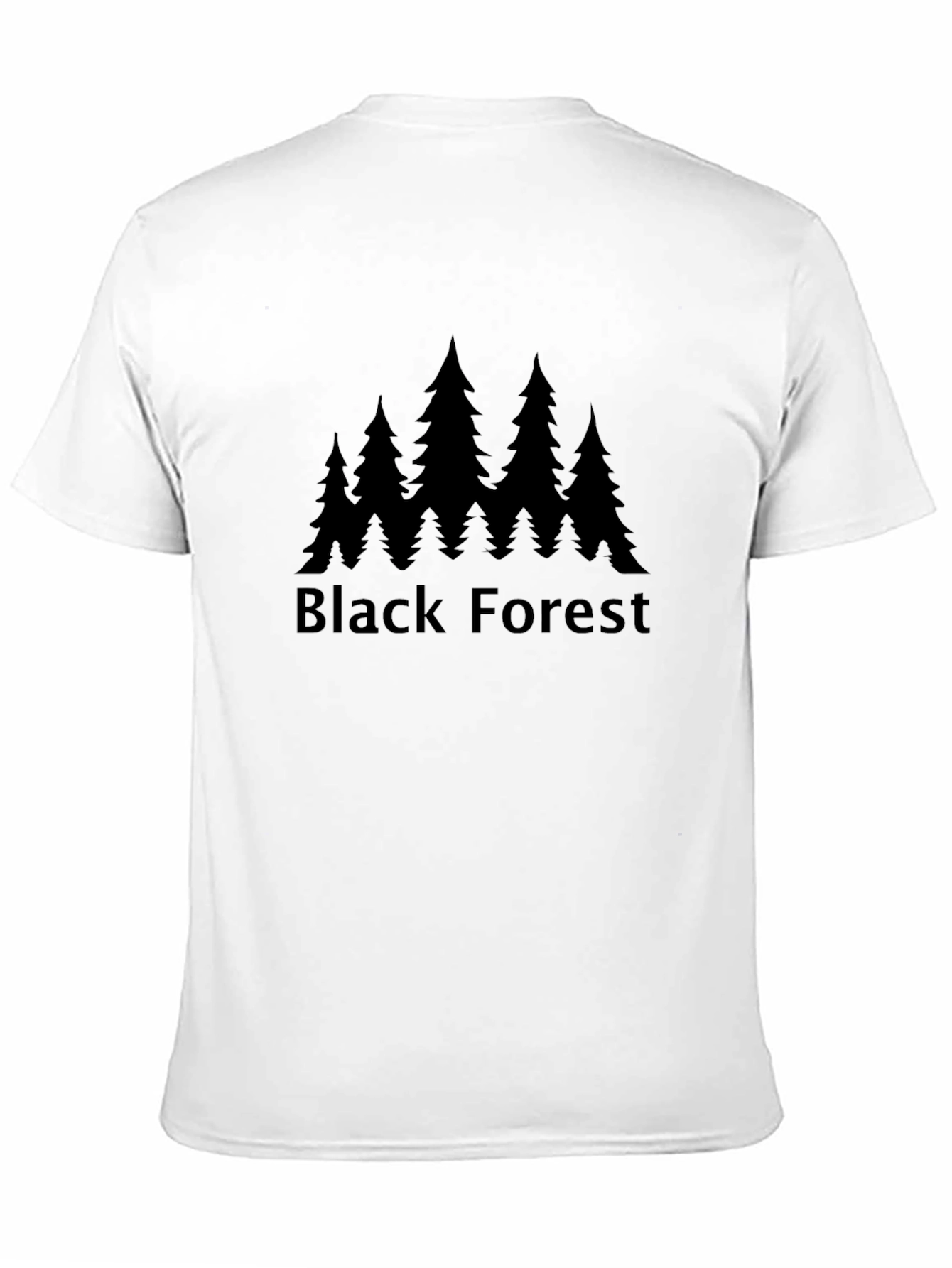Black Forest Tee - Nature Inspired Graphic T-Shirt