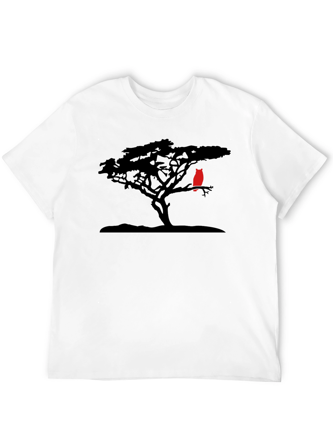 Tree & Owl Graphic T-Shirt - Unisex