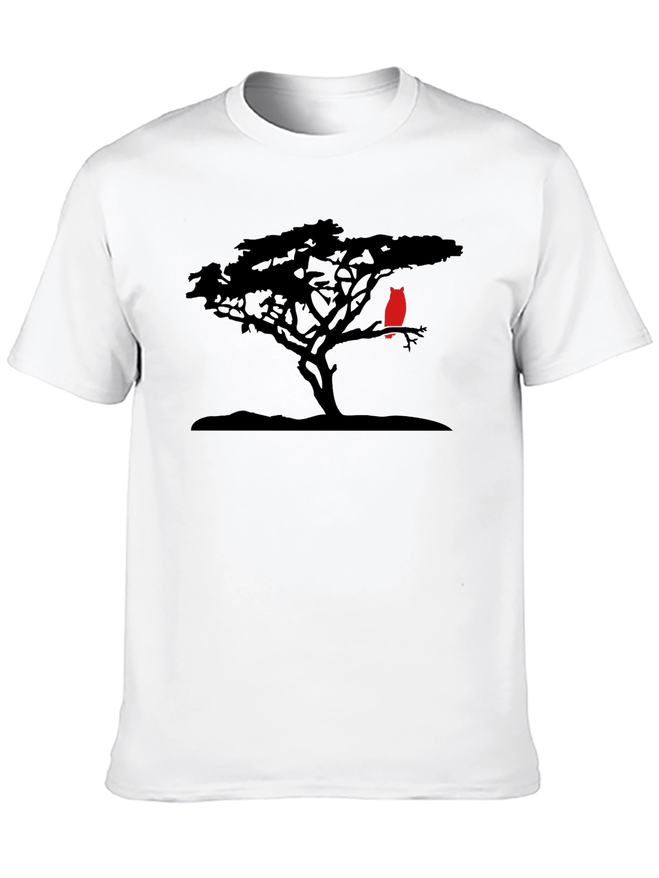 Tree & Owl Graphic T-Shirt - Unisex