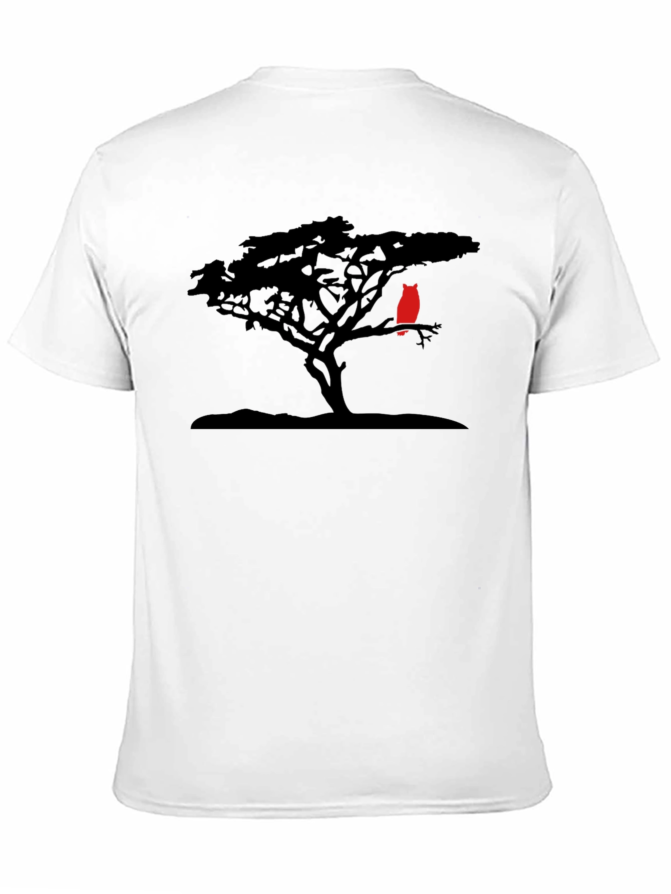 Tree & Owl Graphic T-Shirt - Unisex