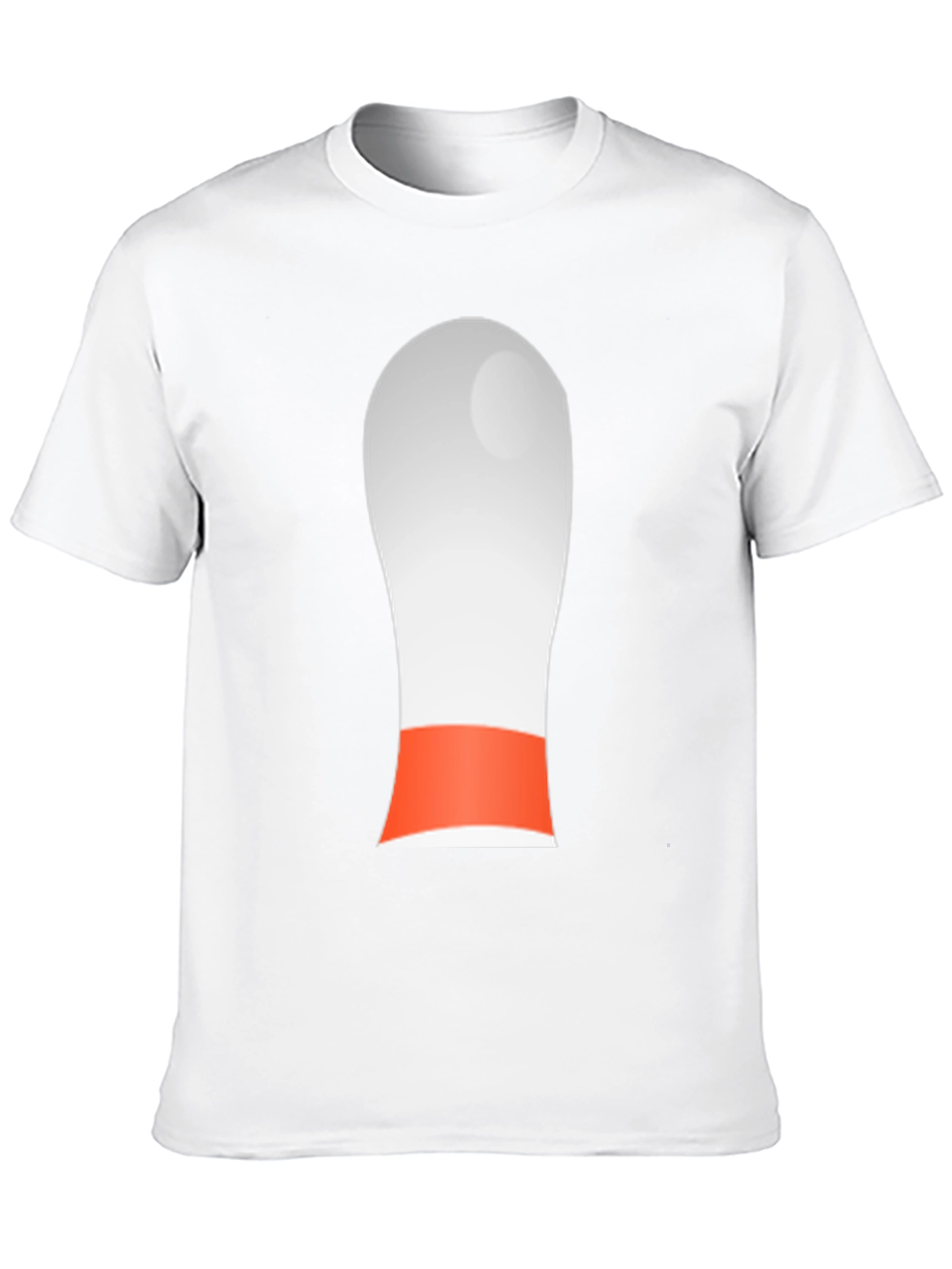 Novelty Bowling Pin Graphic Tee - Black