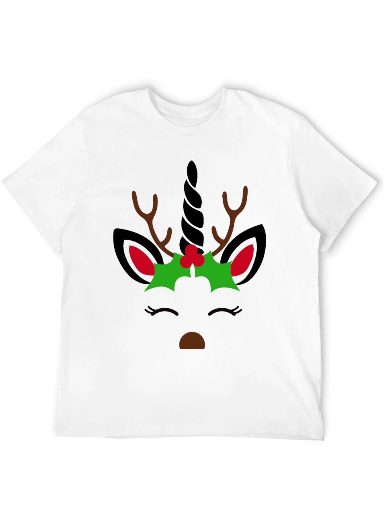 Unicorn Reindeer Christmas T-Shirt