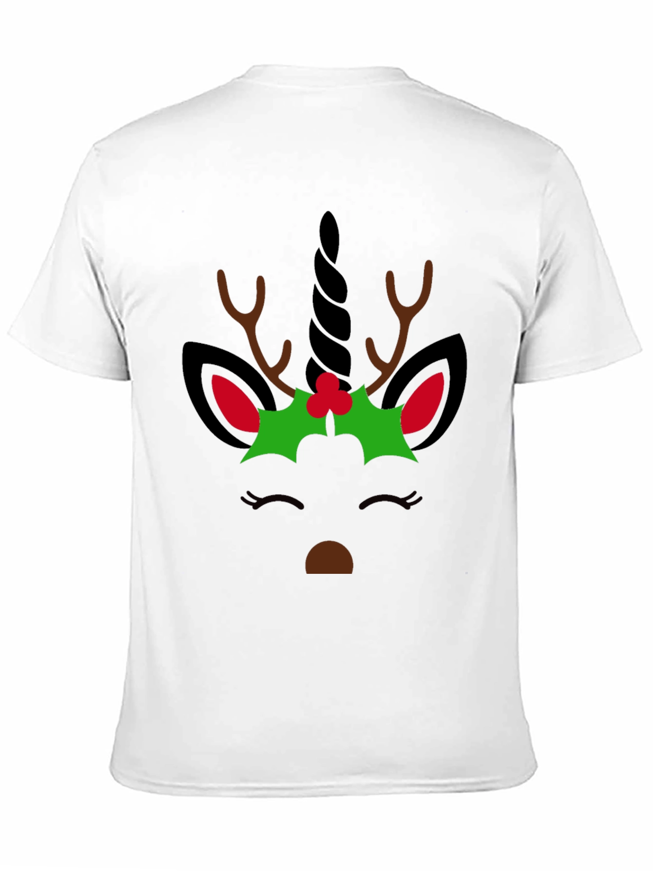 Unicorn Reindeer Christmas T-Shirt