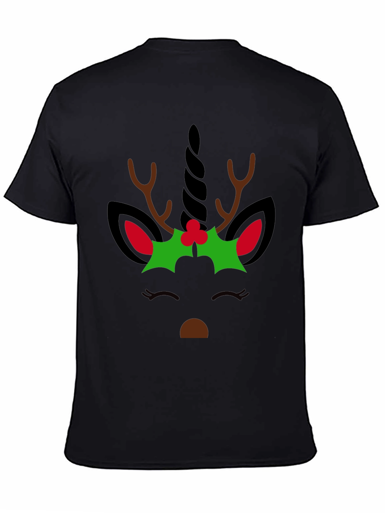 Unicorn Reindeer Christmas T-Shirt