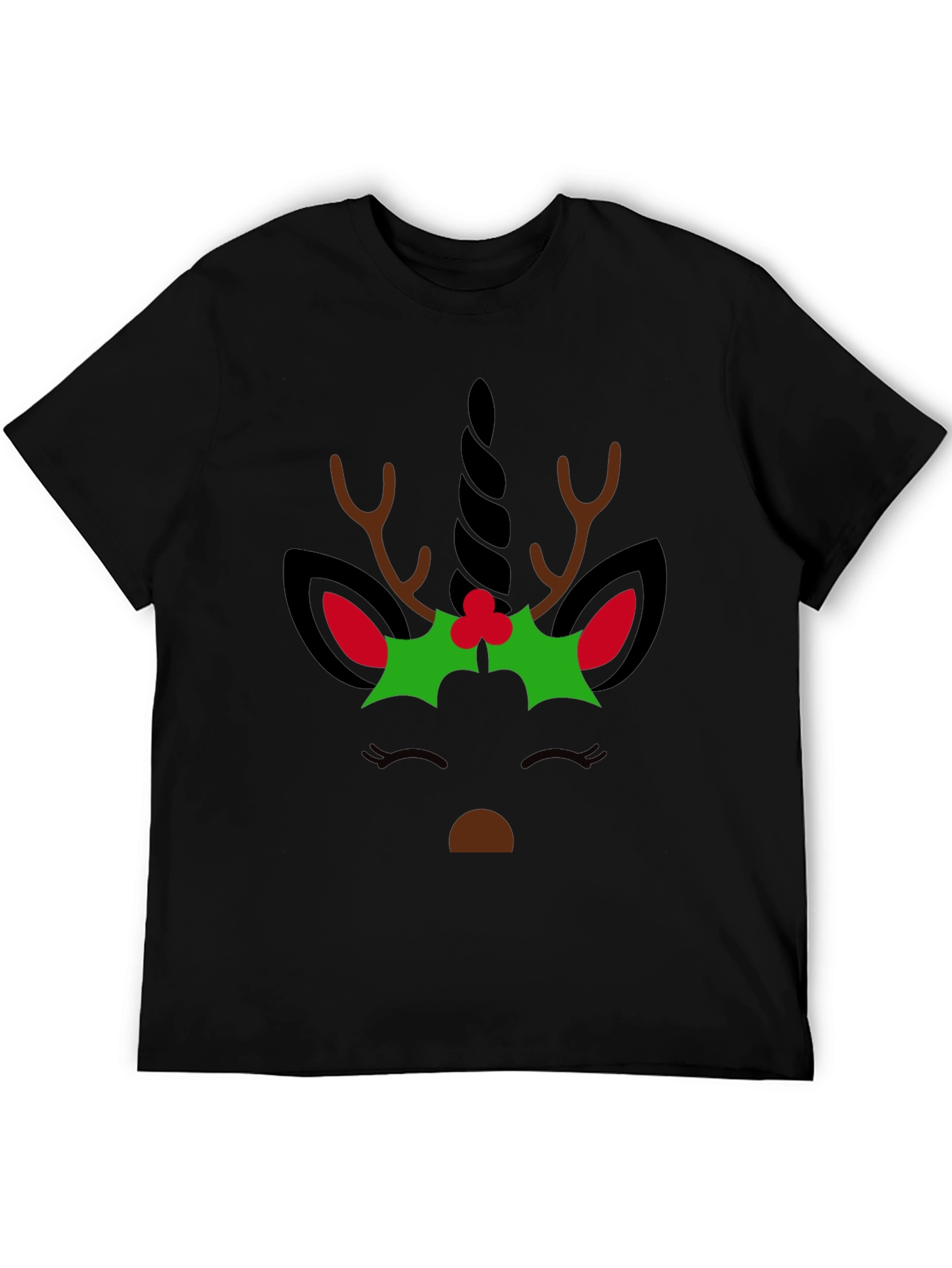Unicorn Reindeer Christmas T-Shirt