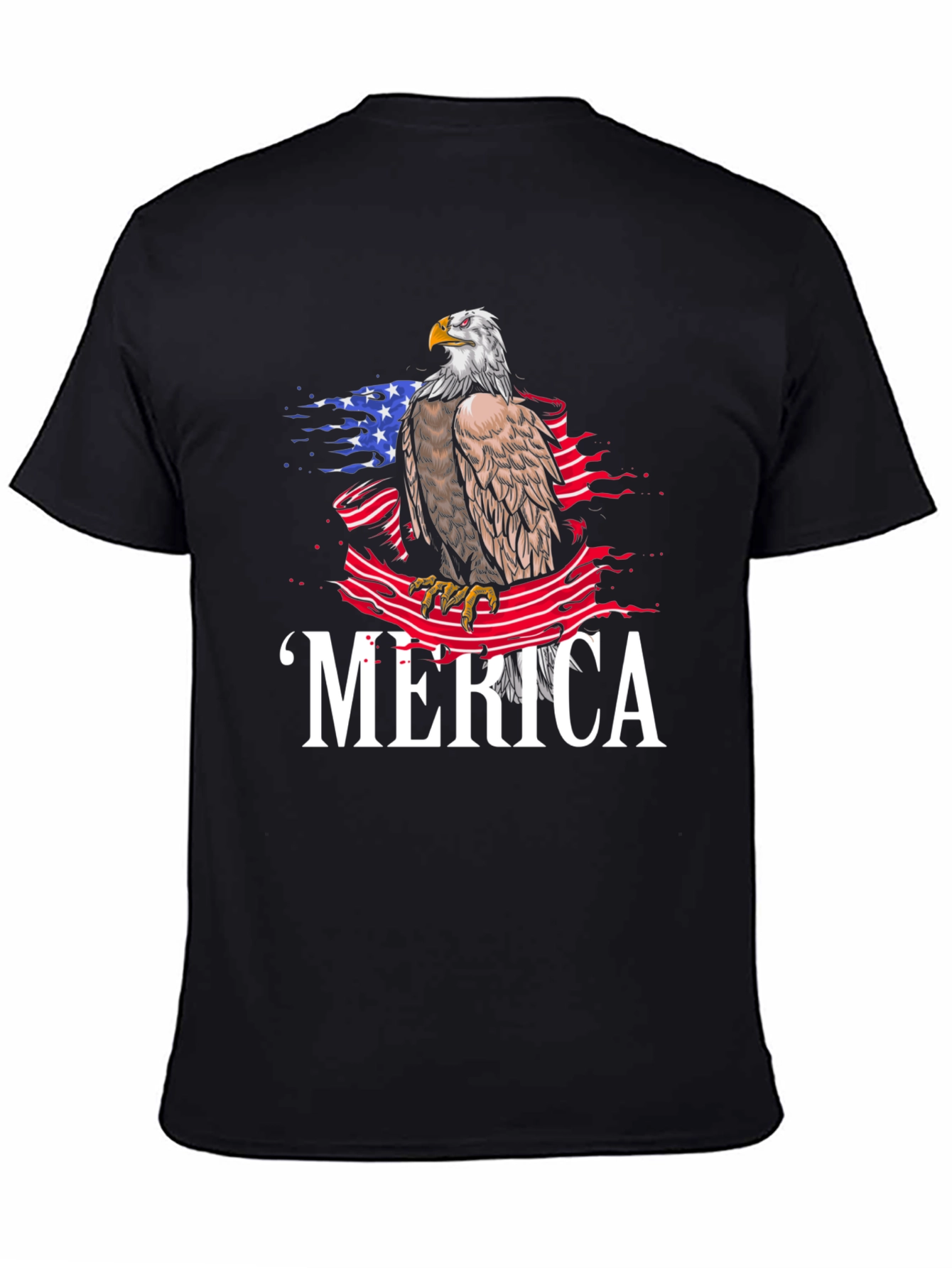 Patriotic Eagle Merica T-Shirt - USA Pride
