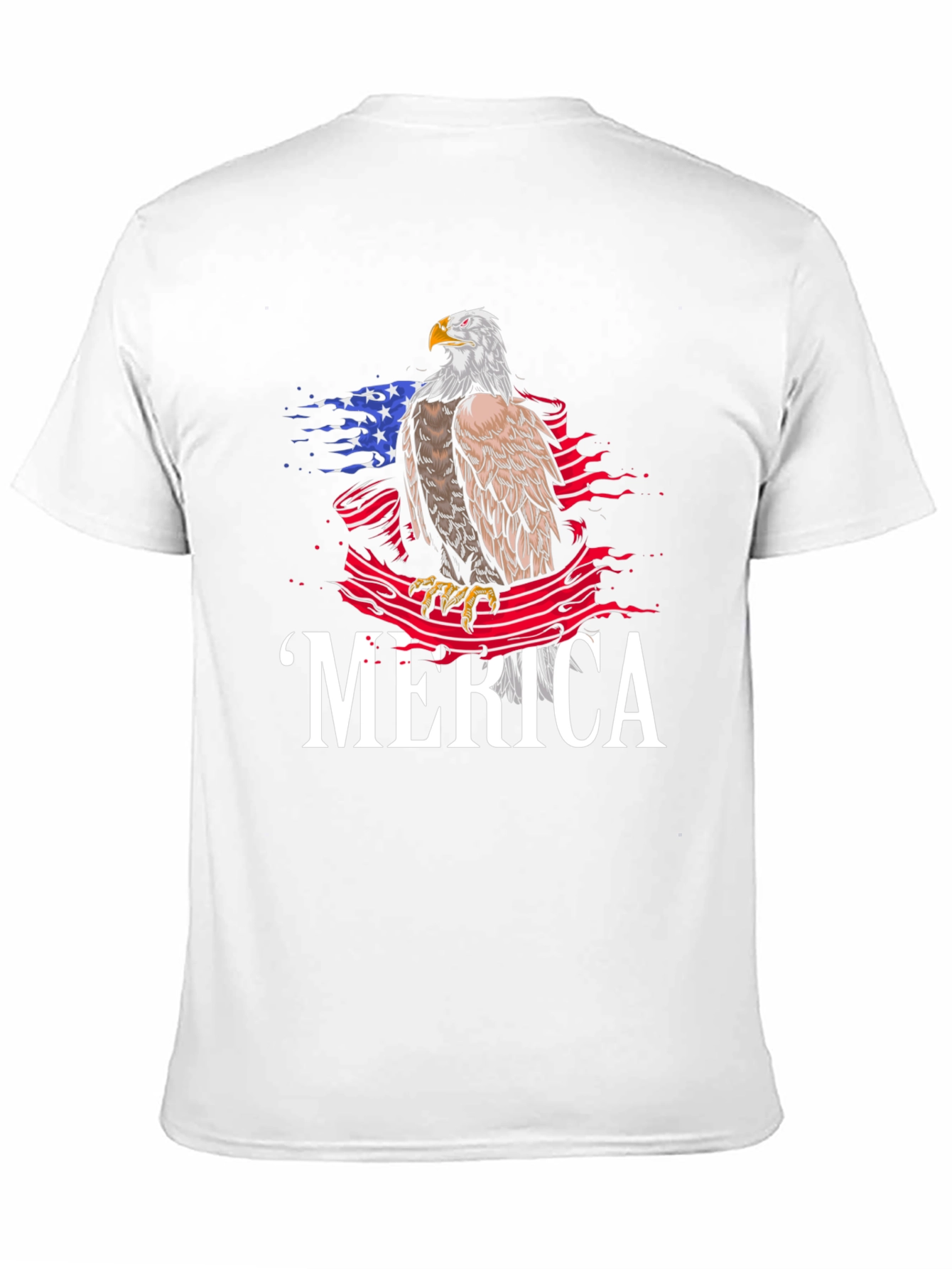 Patriotic Eagle Merica T-Shirt - USA Pride