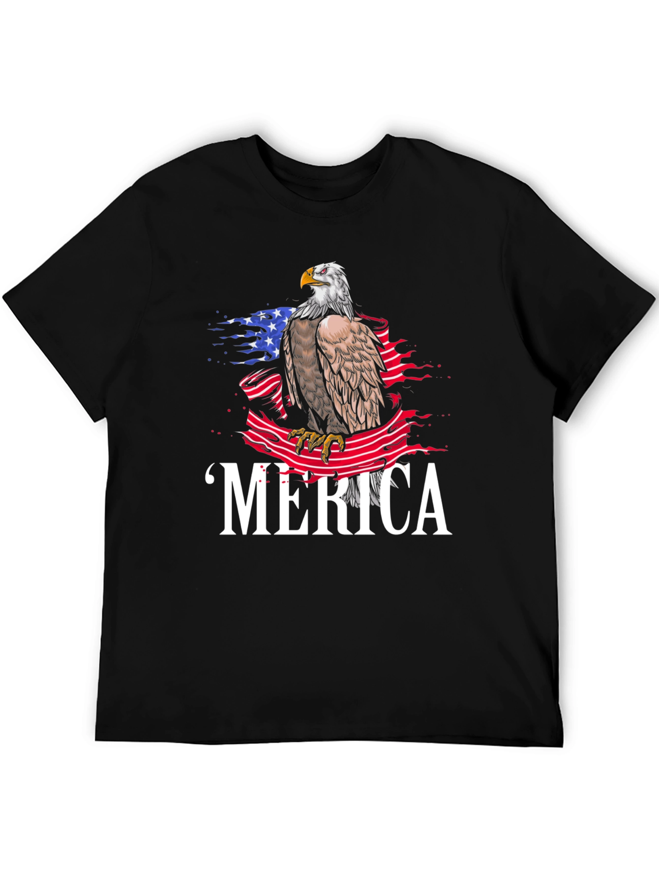 Patriotic Eagle Merica T-Shirt - USA Pride