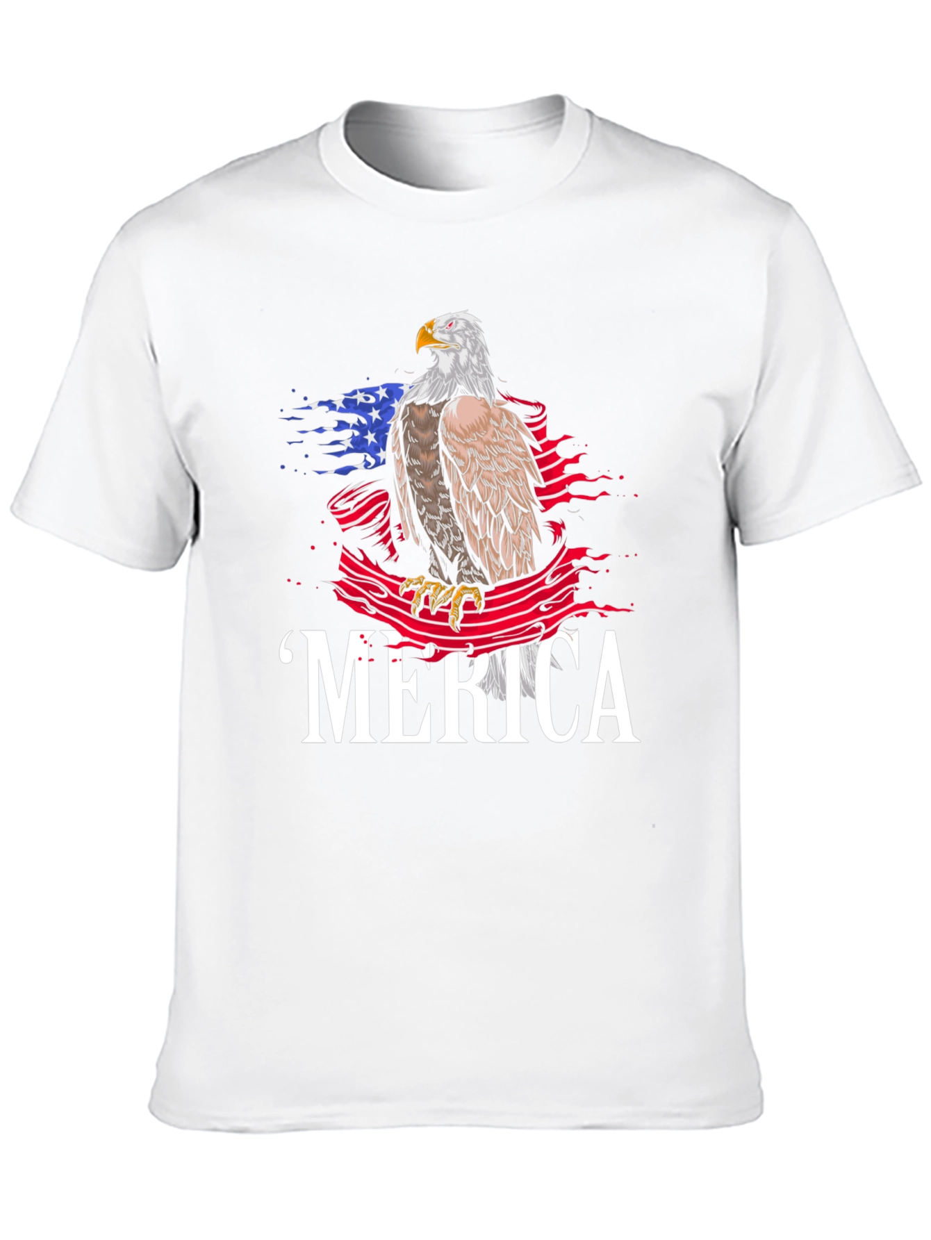 Patriotic Eagle Merica T-Shirt - USA Pride