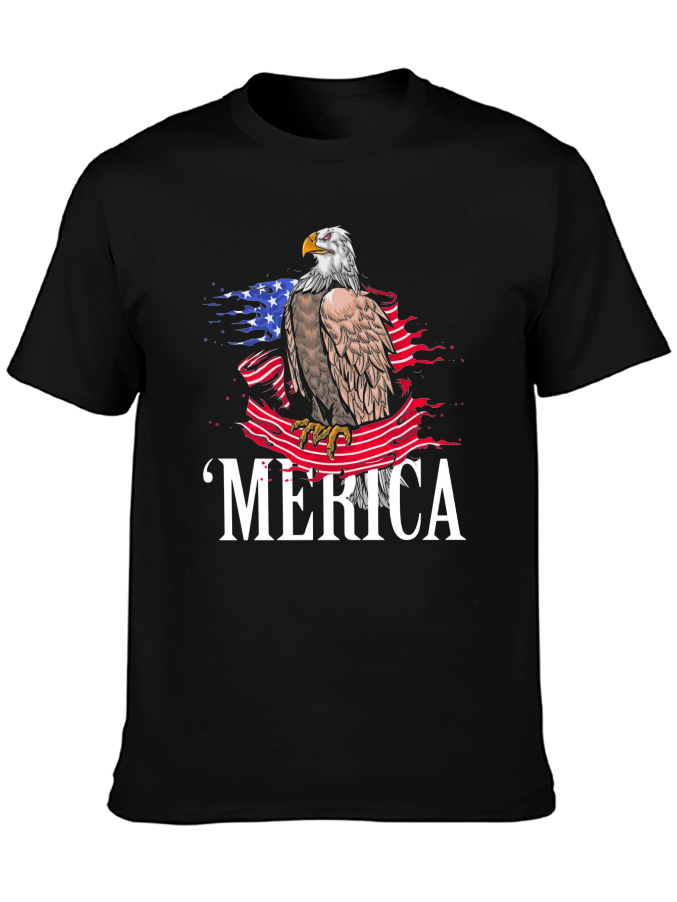 Patriotic Eagle Merica T-Shirt - USA Pride