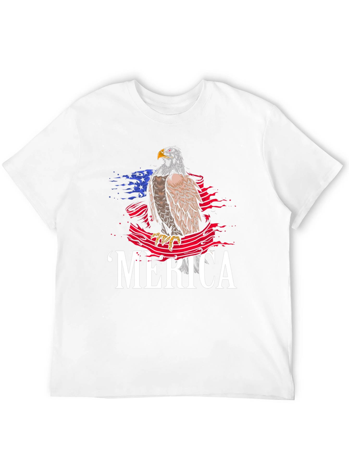 Patriotic Eagle Merica T-Shirt - USA Pride