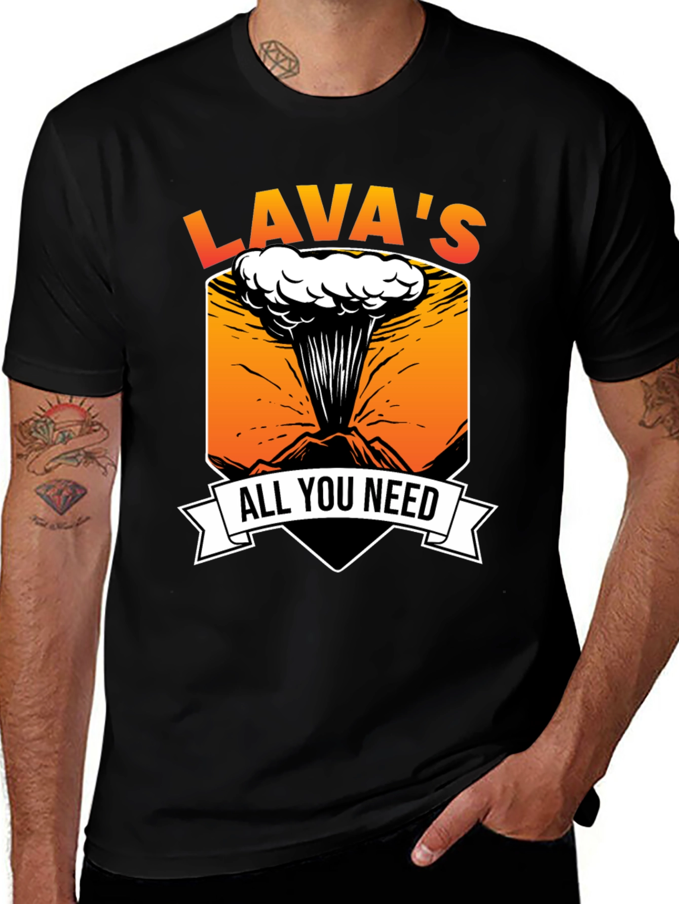 Lavas All You Need Black T-Shirt