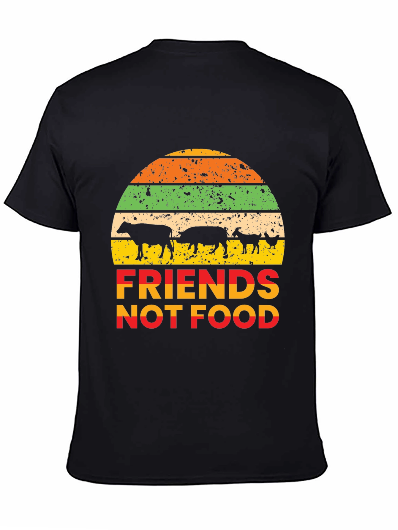 Friends Not Food Vegan Graphic T-Shirt