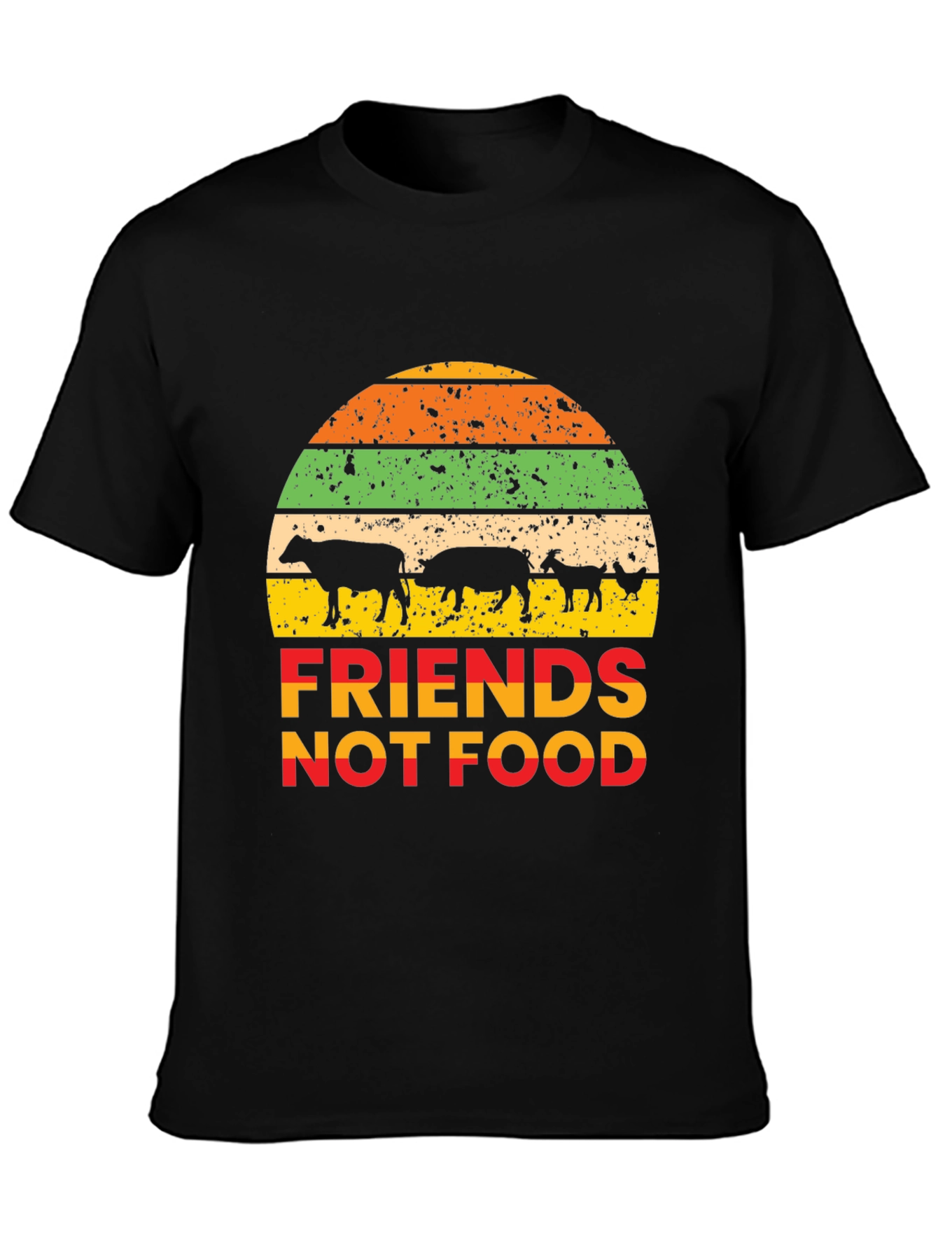 Friends Not Food Vegan Graphic T-Shirt
