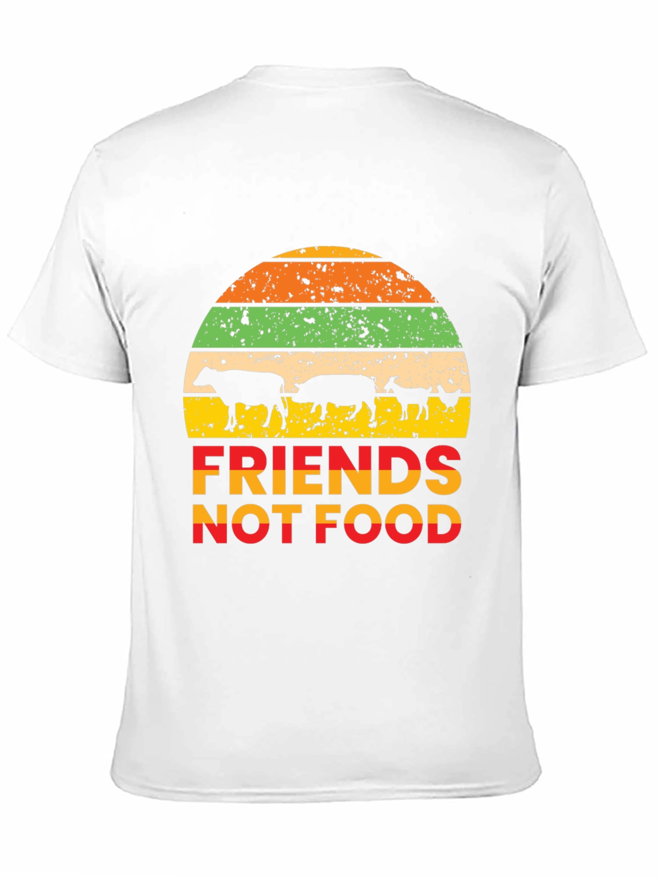 Friends Not Food Vegan Graphic T-Shirt