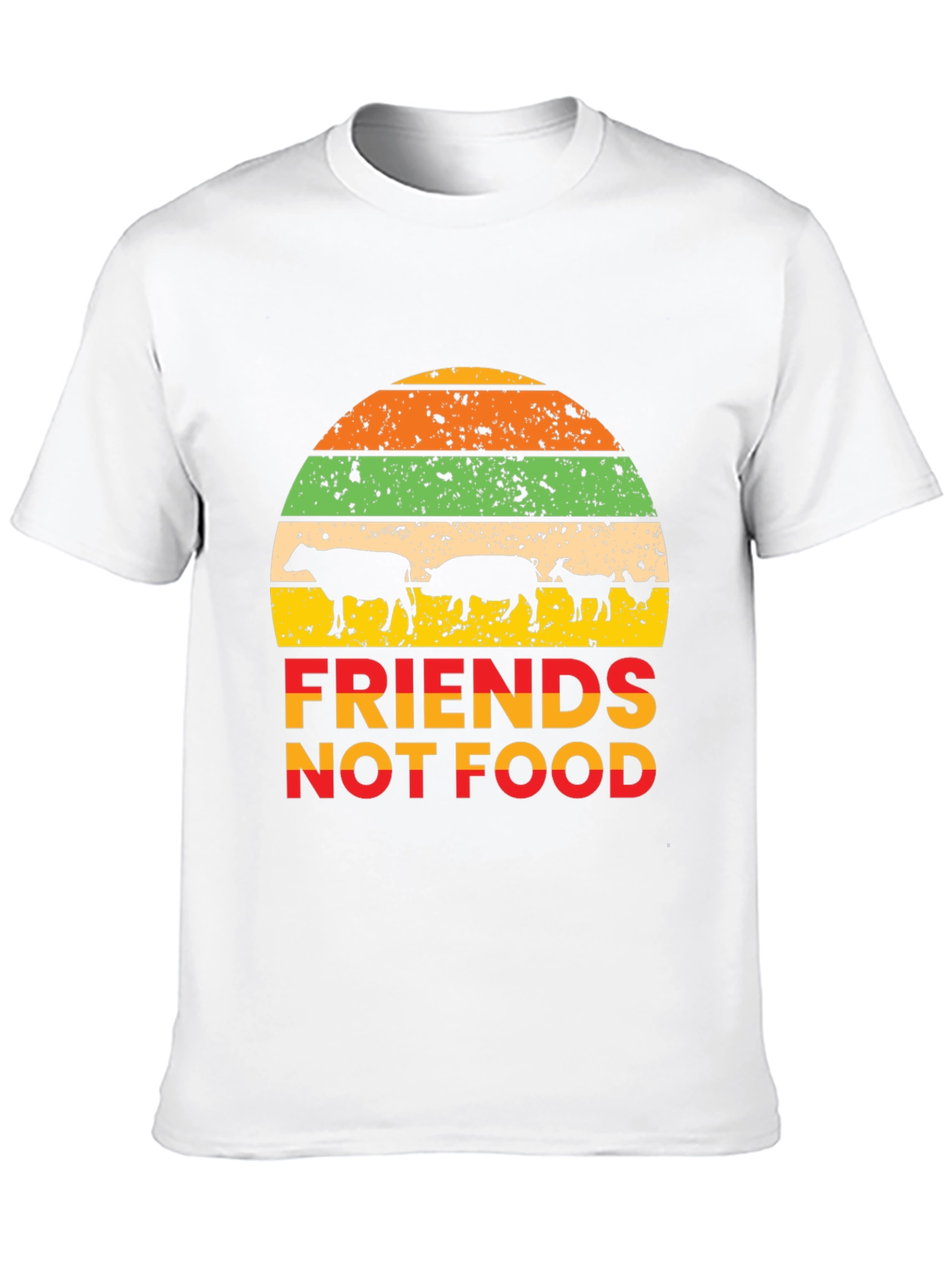 Friends Not Food Vegan Graphic T-Shirt