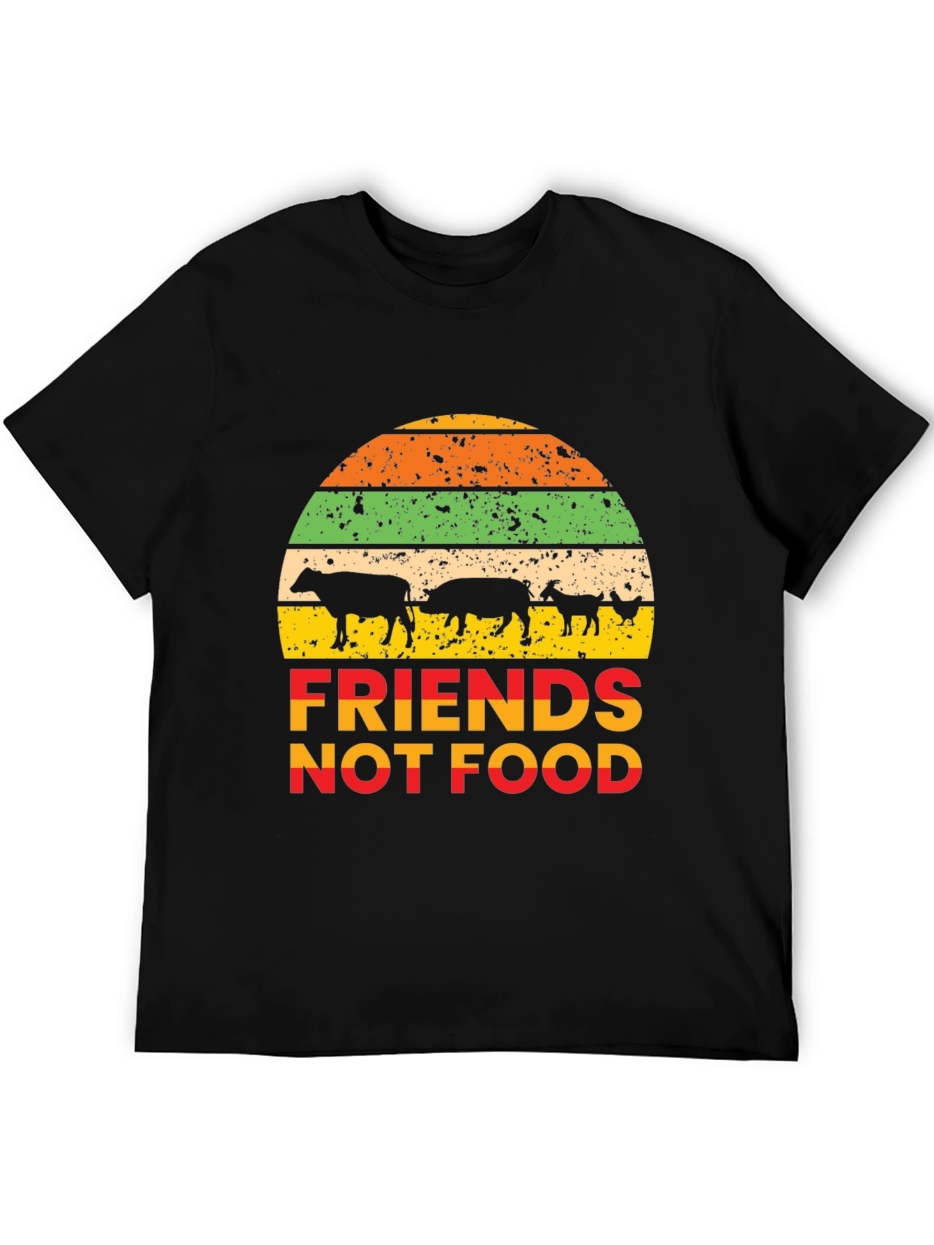 Friends Not Food Vegan Graphic T-Shirt