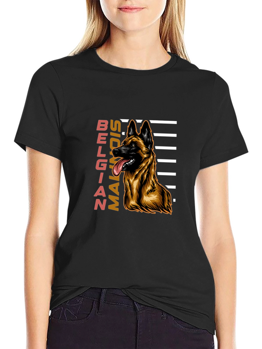 Belgian Malinois Dog Graphic T-Shirt