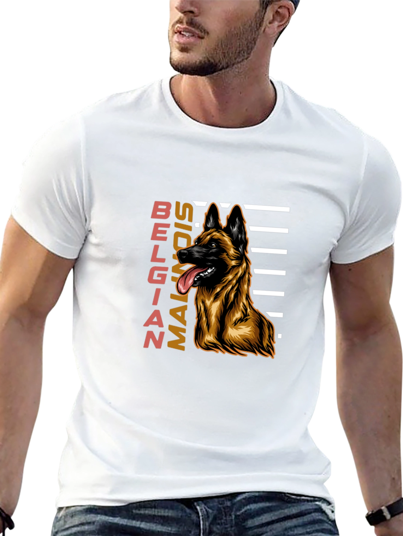 Belgian Malinois Dog Graphic T-Shirt