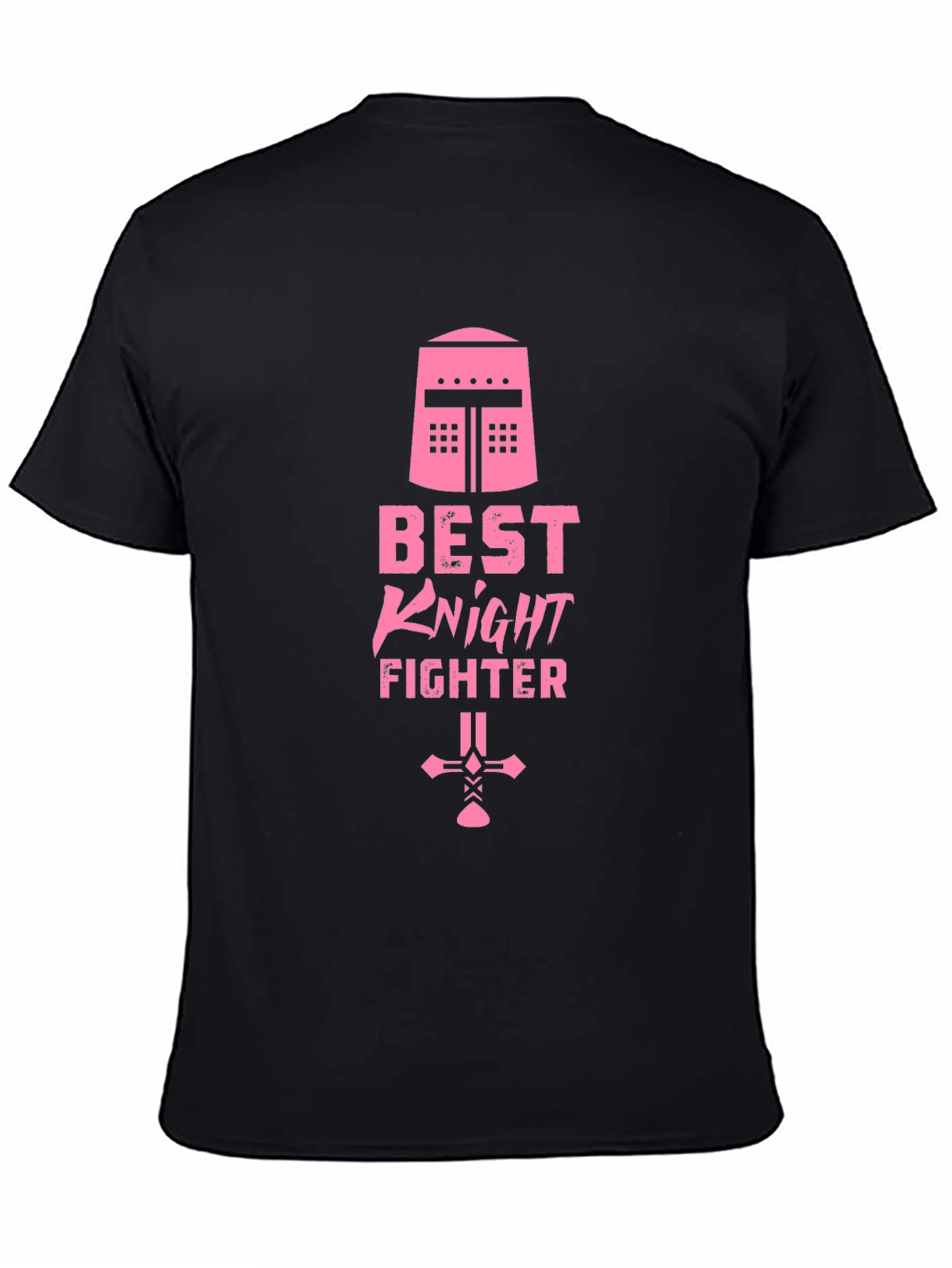 Best Knight Fighter Graphic Tee - Black