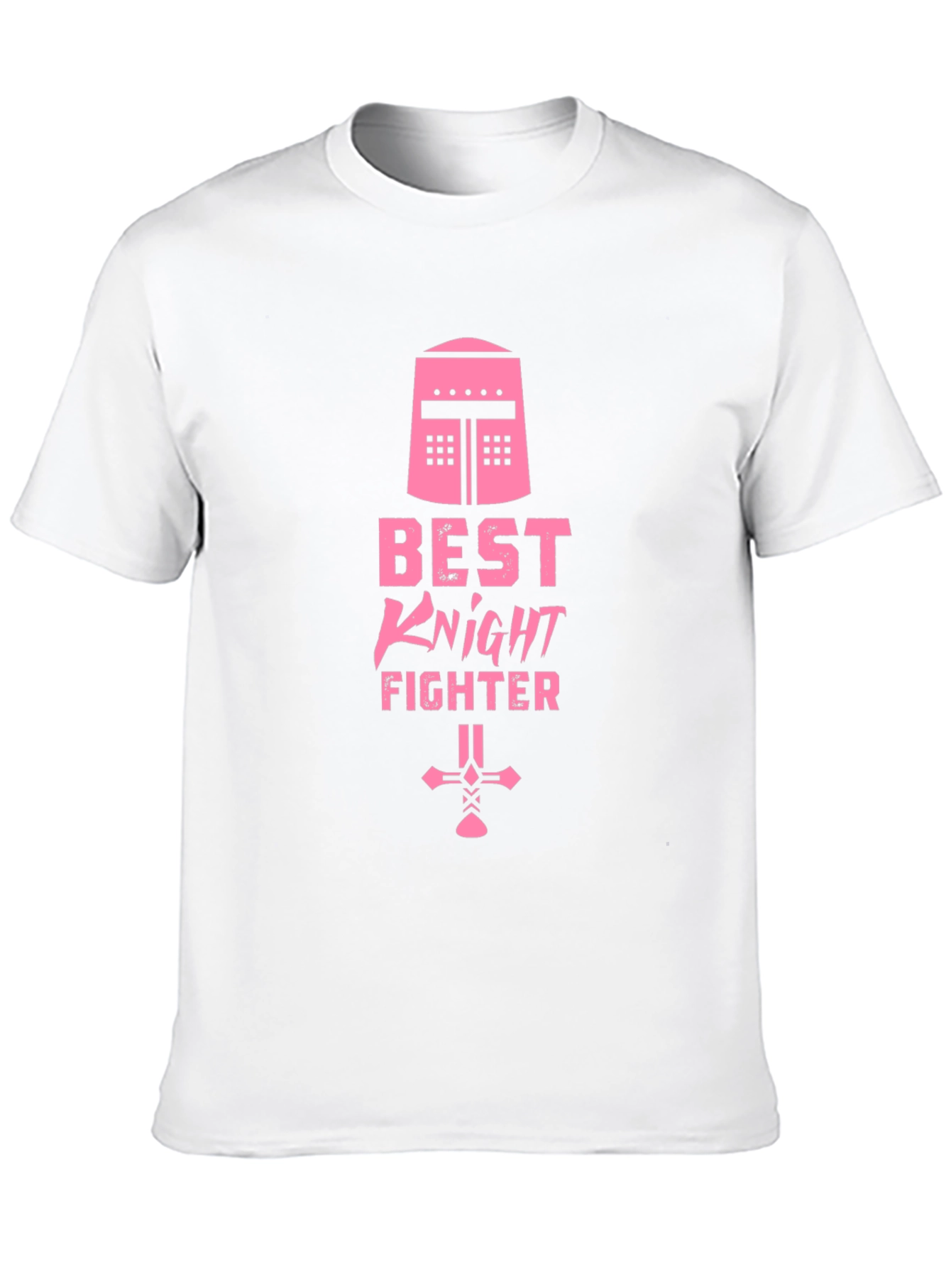 Best Knight Fighter Graphic Tee - Black