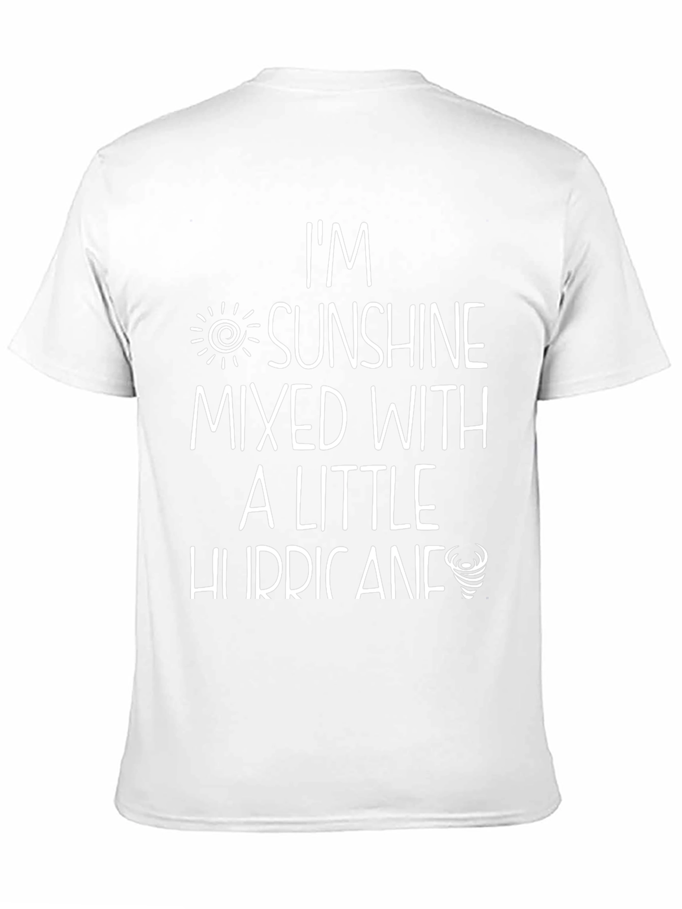 Sunshine & Hurricane Graphic Tee - Black Cotton T-Shirt