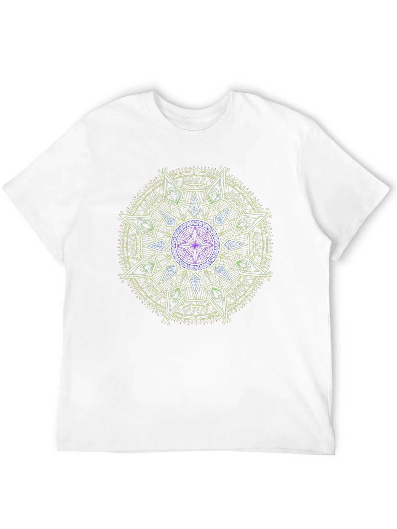 Mystic Mandala Graphic Black T-Shirt