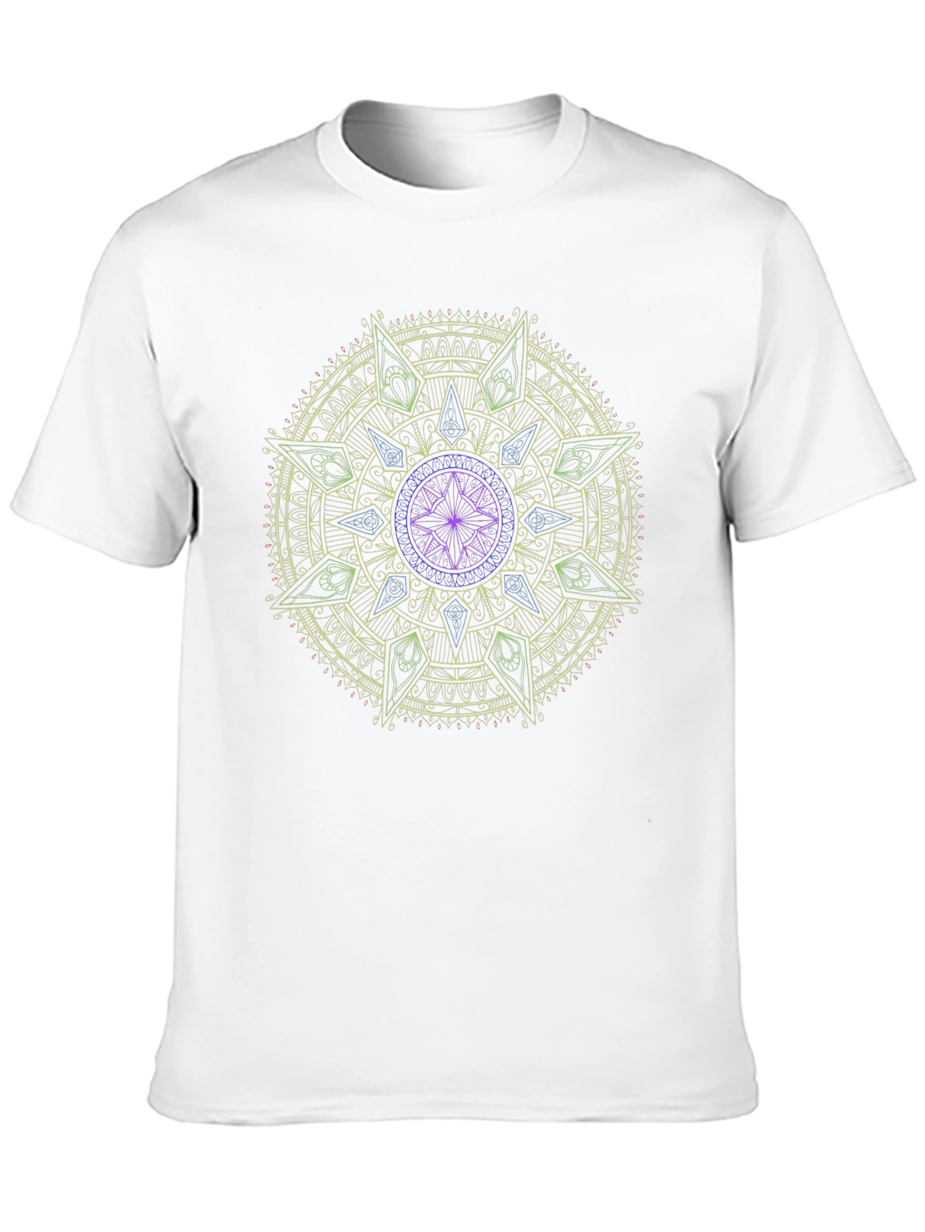 Mystic Mandala Graphic Black T-Shirt
