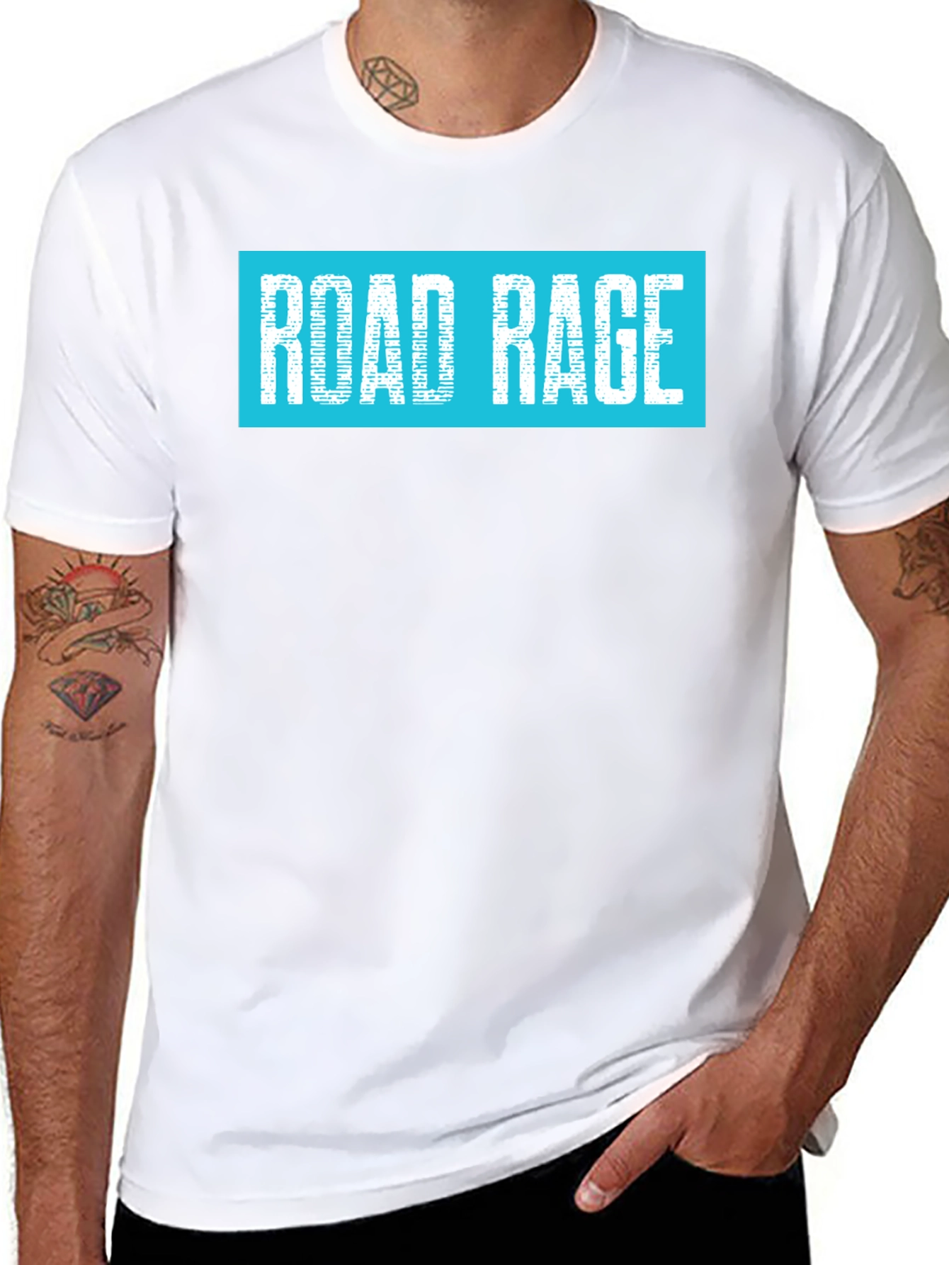 Road Rage Graphic Tee - Bold Statement Shirt