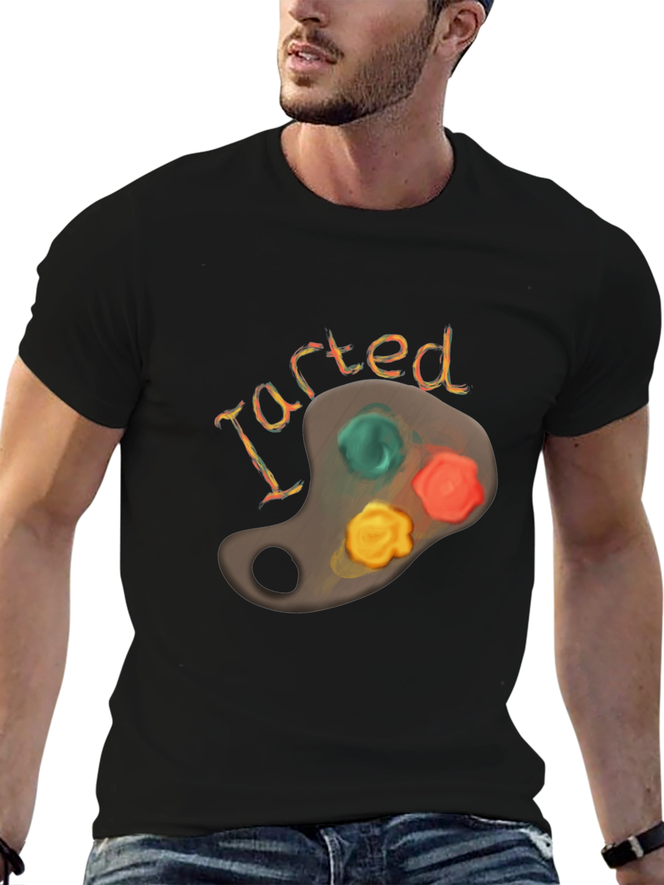 I Started Art T-Shirt - Painters Palette Tee