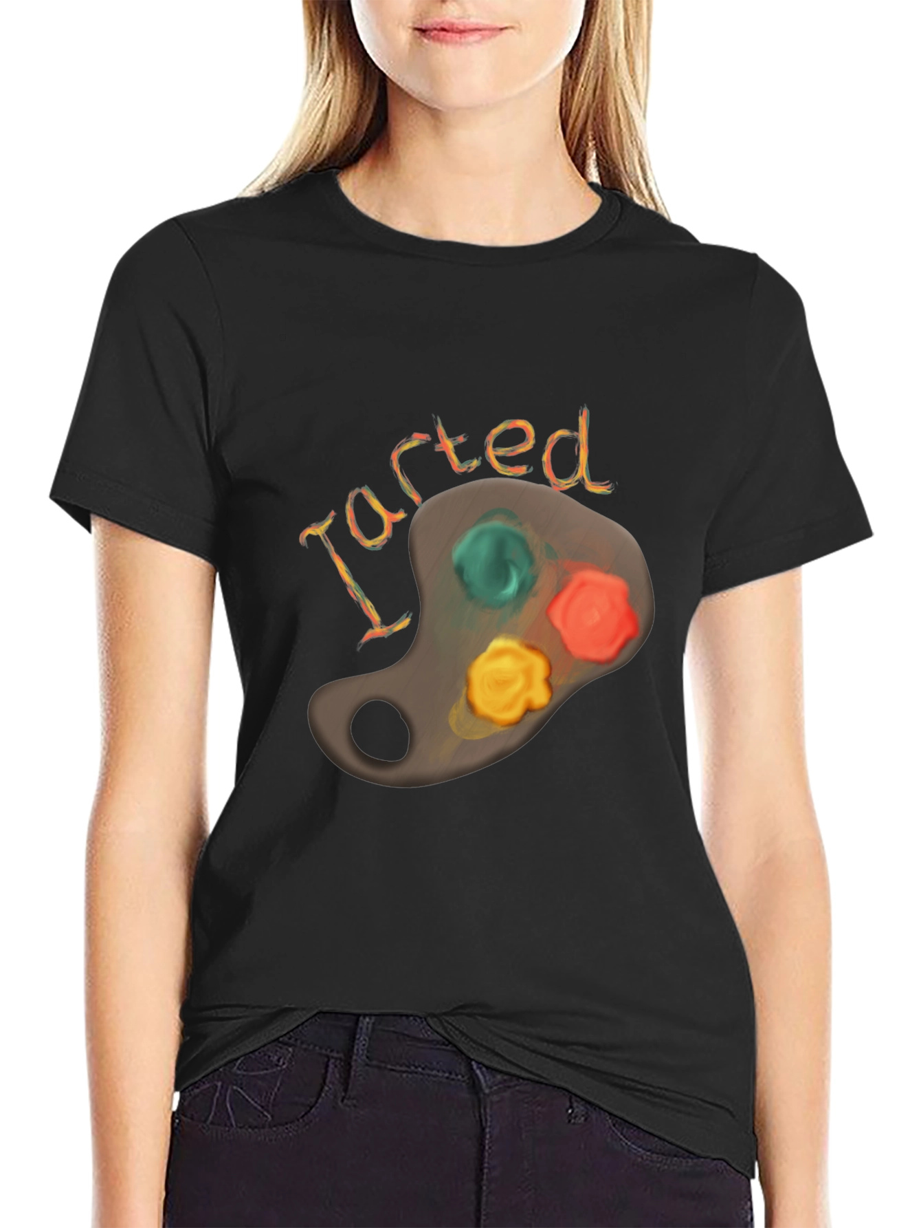 I Started Art T-Shirt - Painters Palette Tee