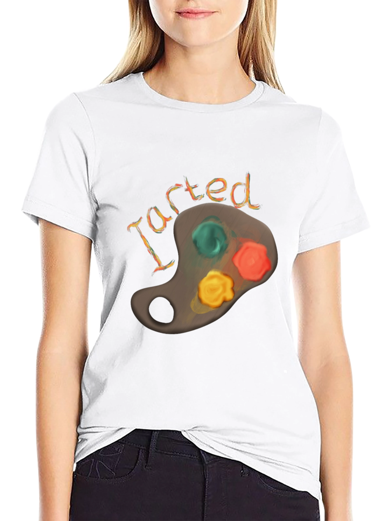 I Started Art T-Shirt - Painters Palette Tee