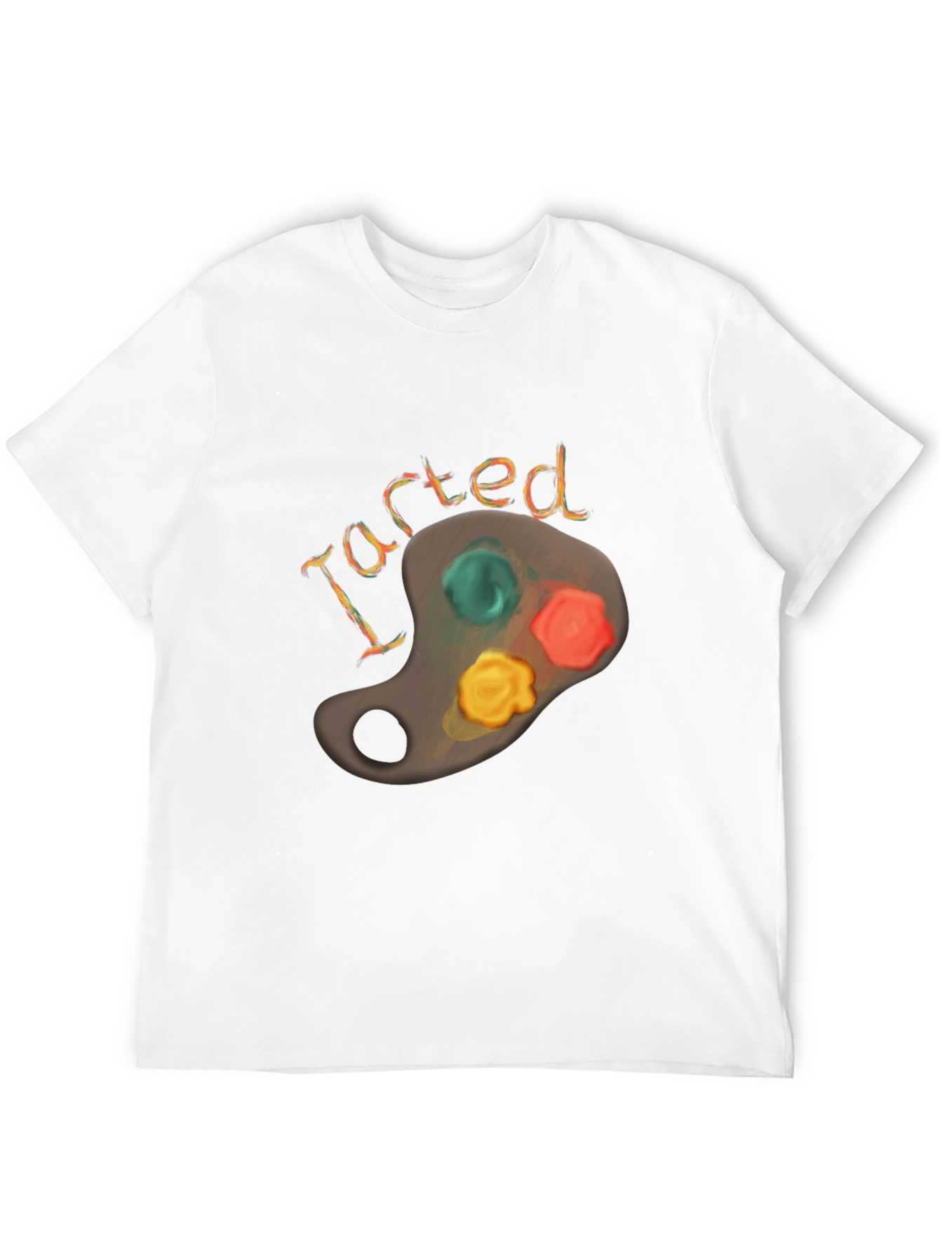 I Started Art T-Shirt - Painters Palette Tee