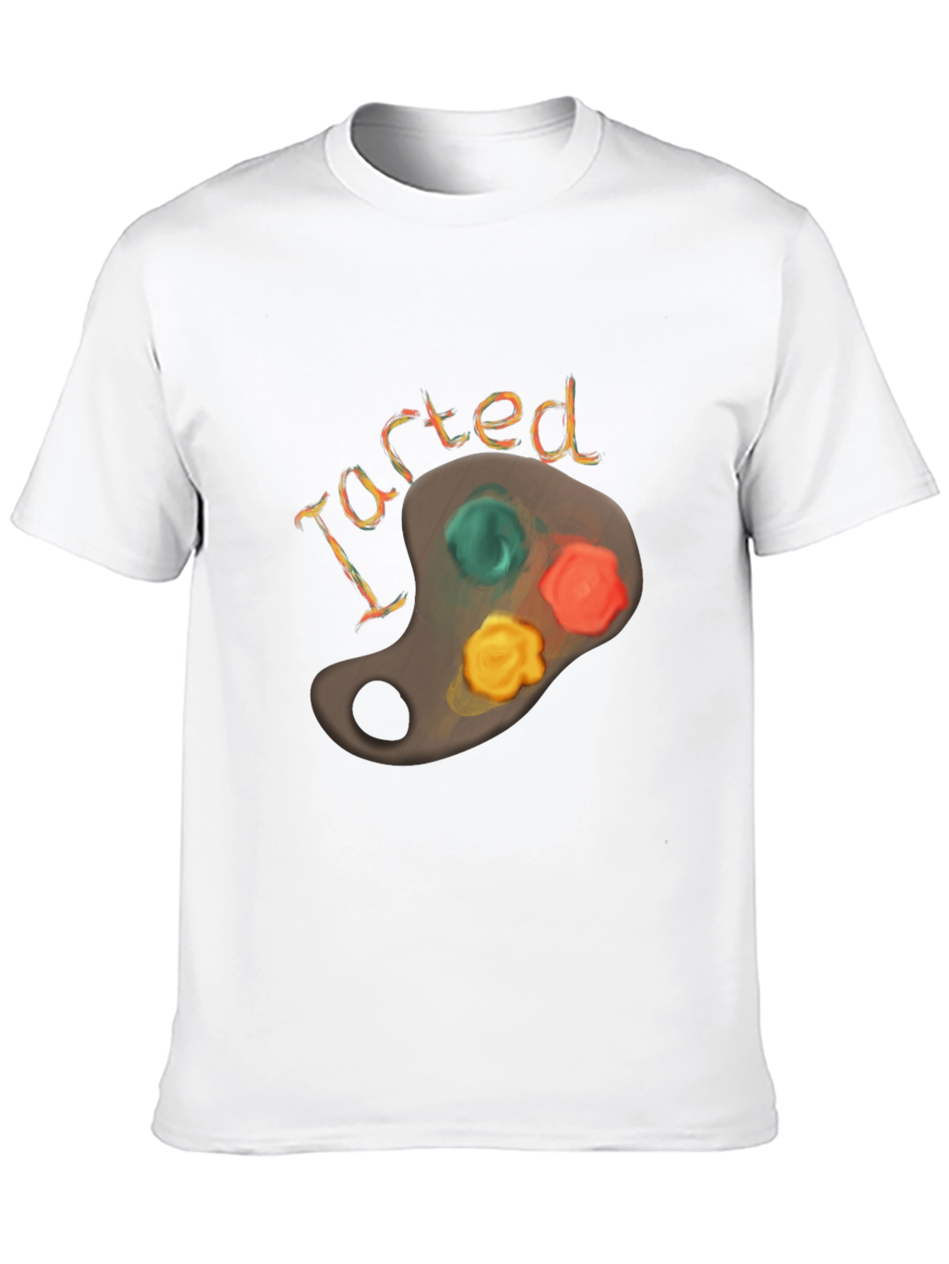 I Started Art T-Shirt - Painters Palette Tee