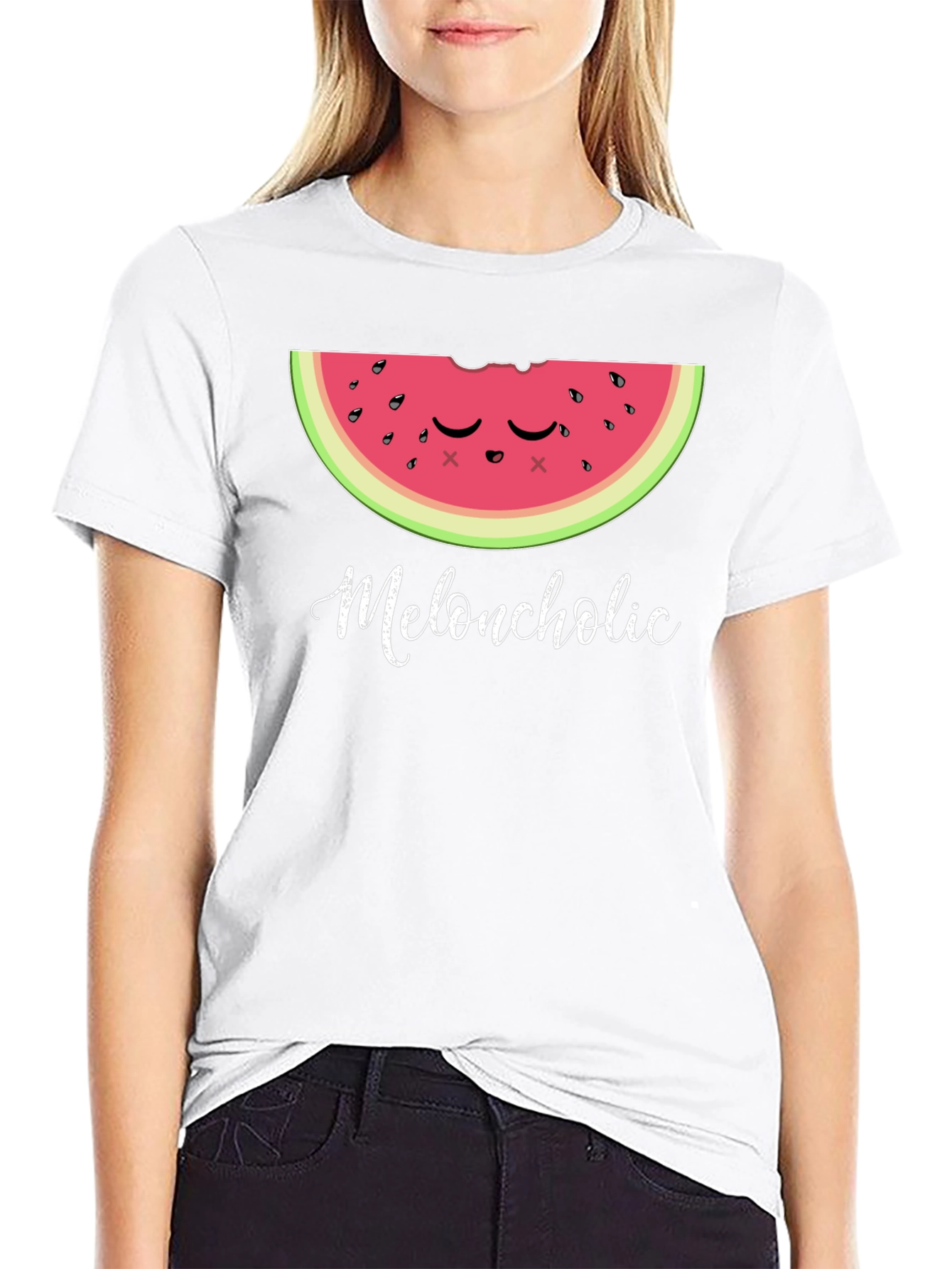Meloncholic Funny Watermelon T-Shirt