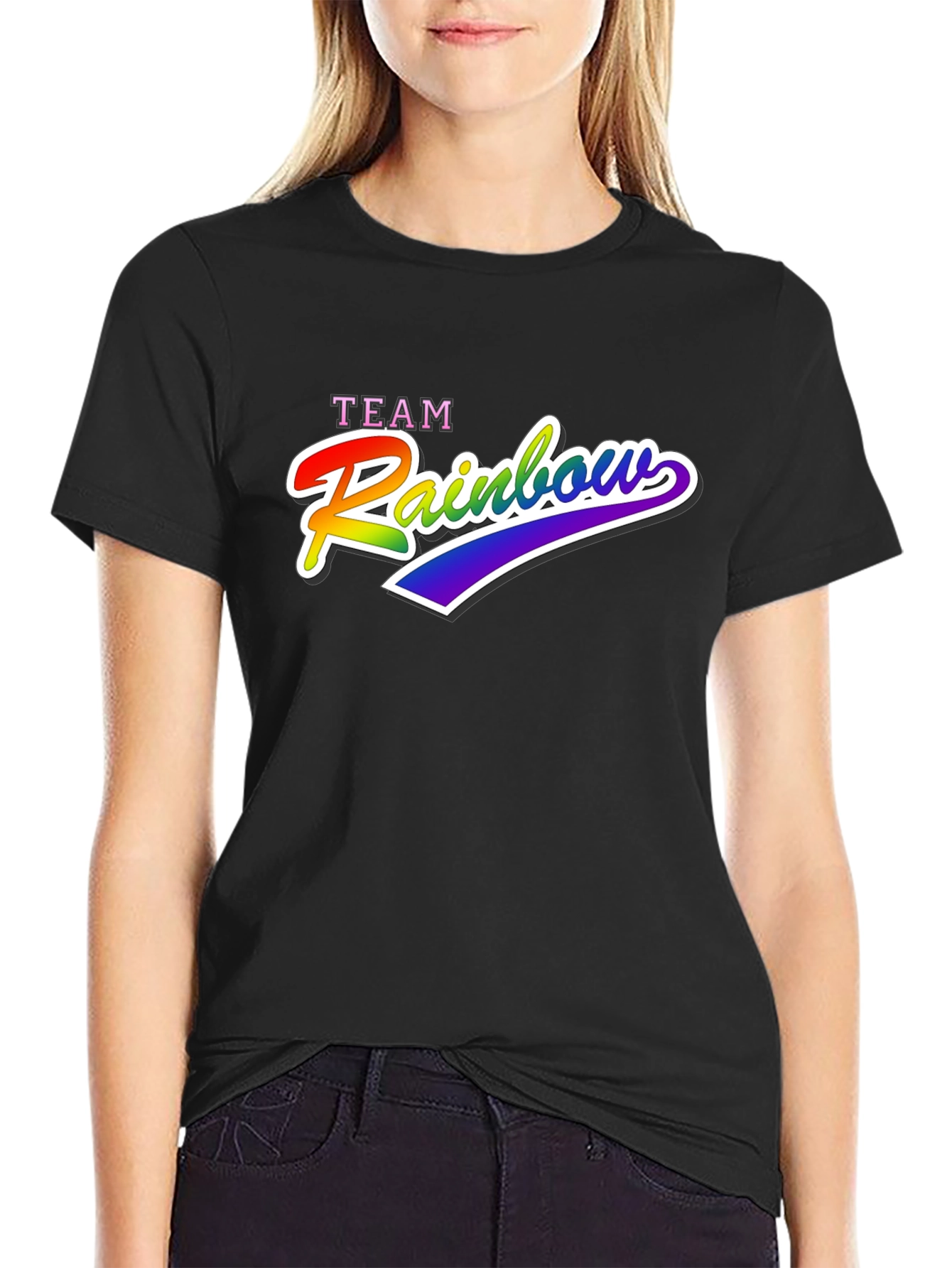 Team Rainbow Graphic T-Shirt - Pride LGBT