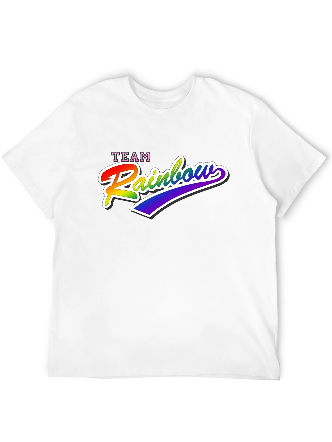 Team Rainbow Graphic T-Shirt - Pride LGBT