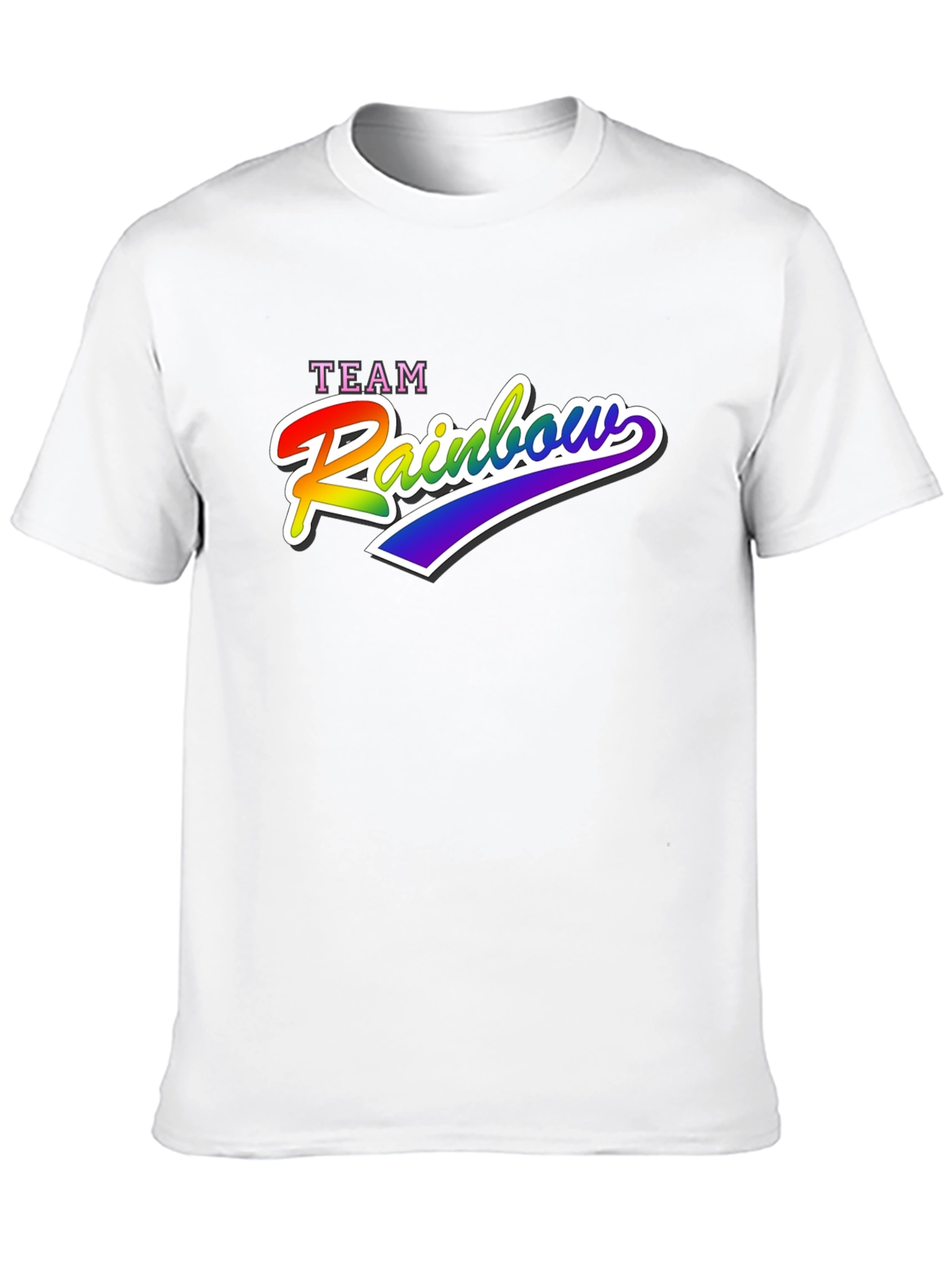 Team Rainbow Graphic T-Shirt - Pride LGBT
