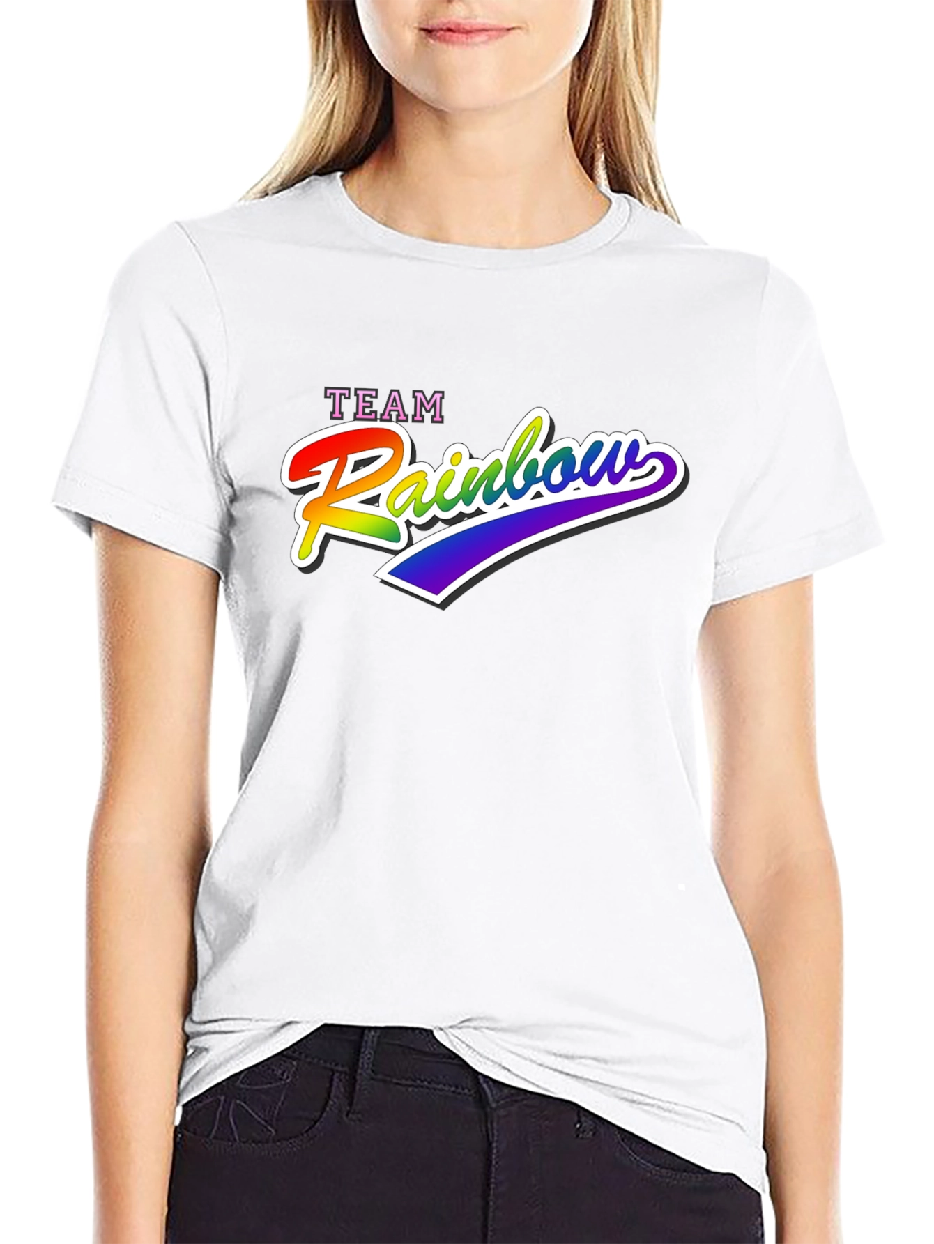 Team Rainbow Graphic T-Shirt - Pride LGBT