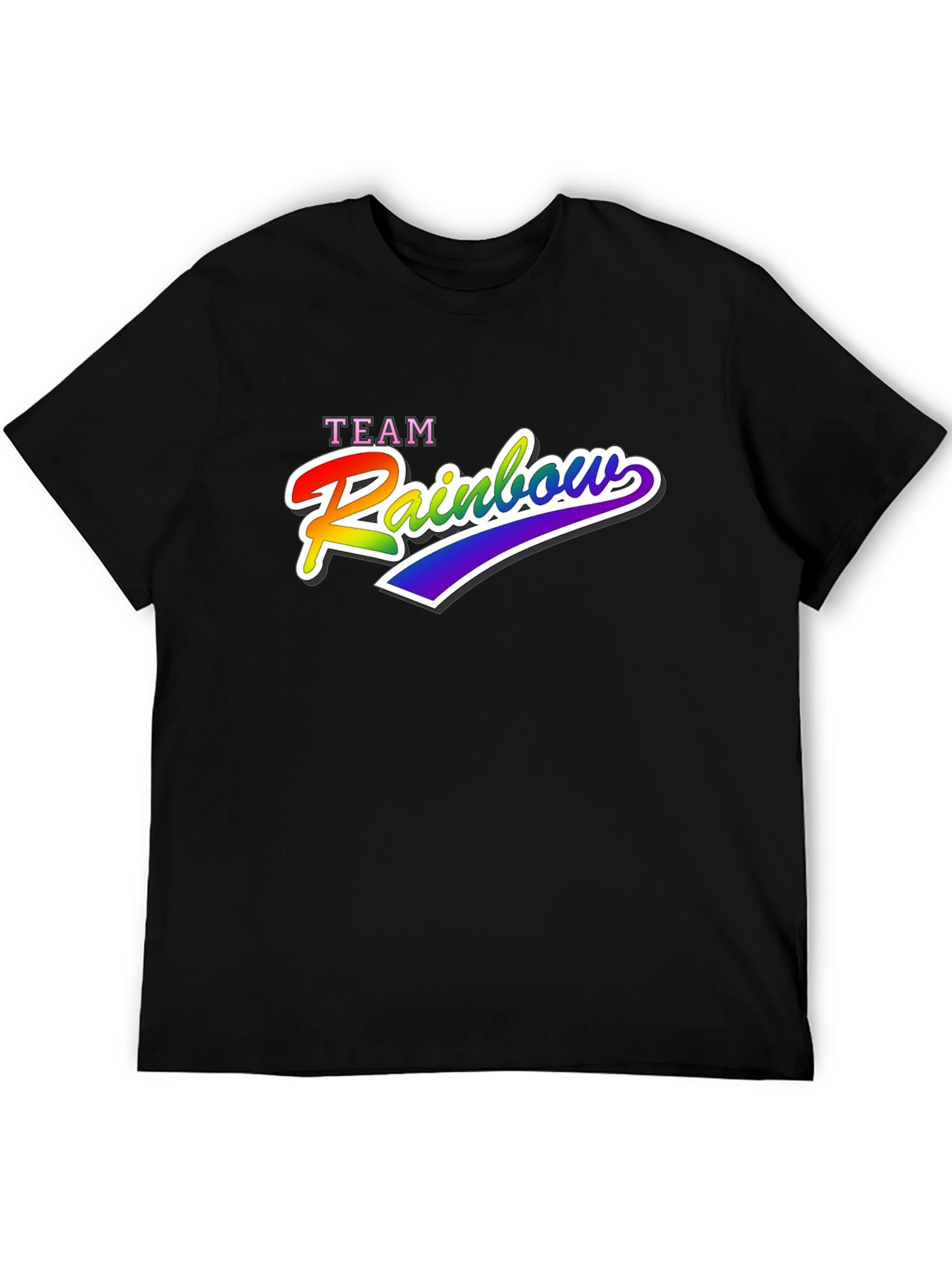 Team Rainbow Graphic T-Shirt - Pride LGBT