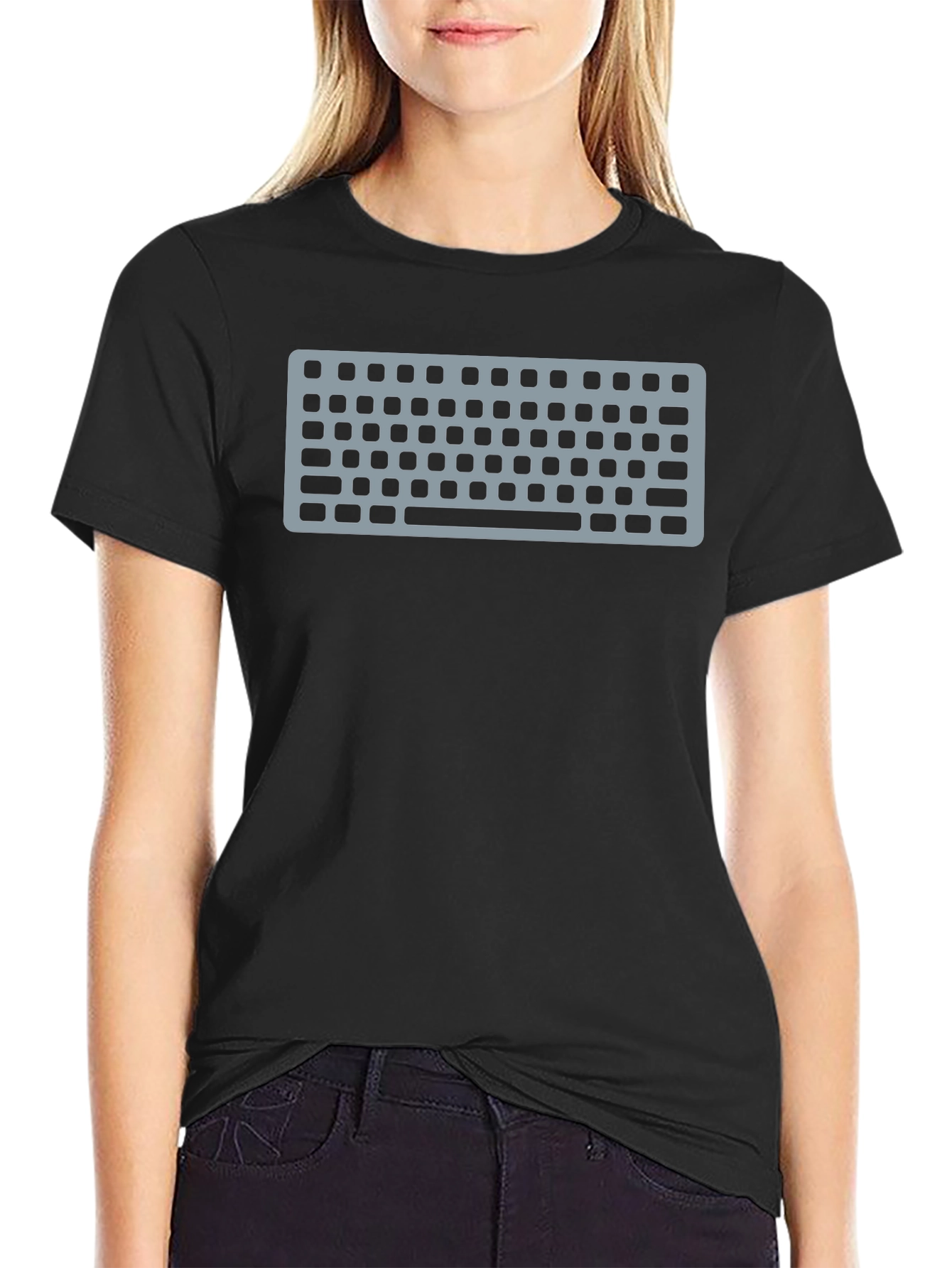 Keyboard Graphic Tee - Geeky Style